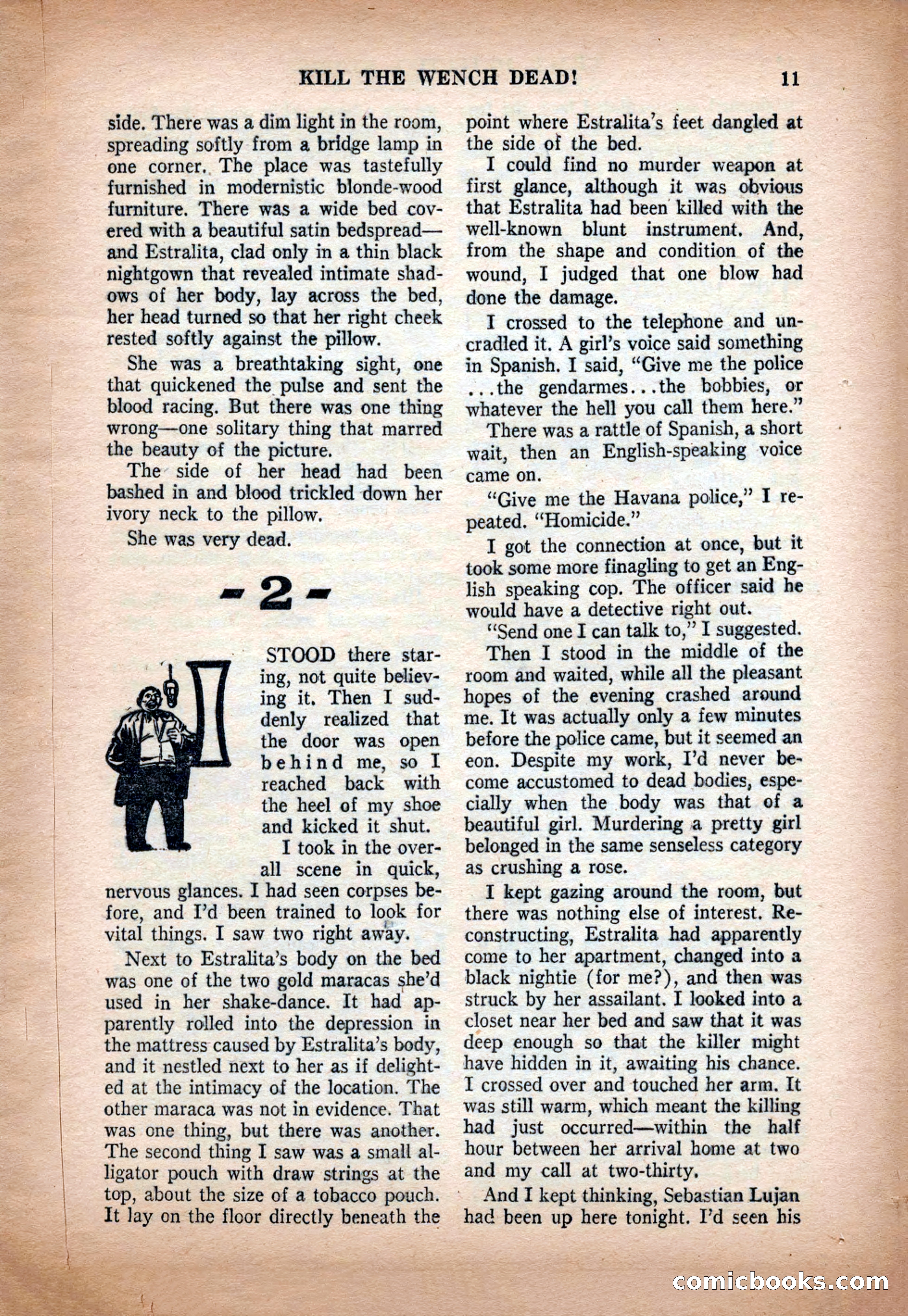 Crack Detective and Mystery Stories, December 1956 — page 11 of 100