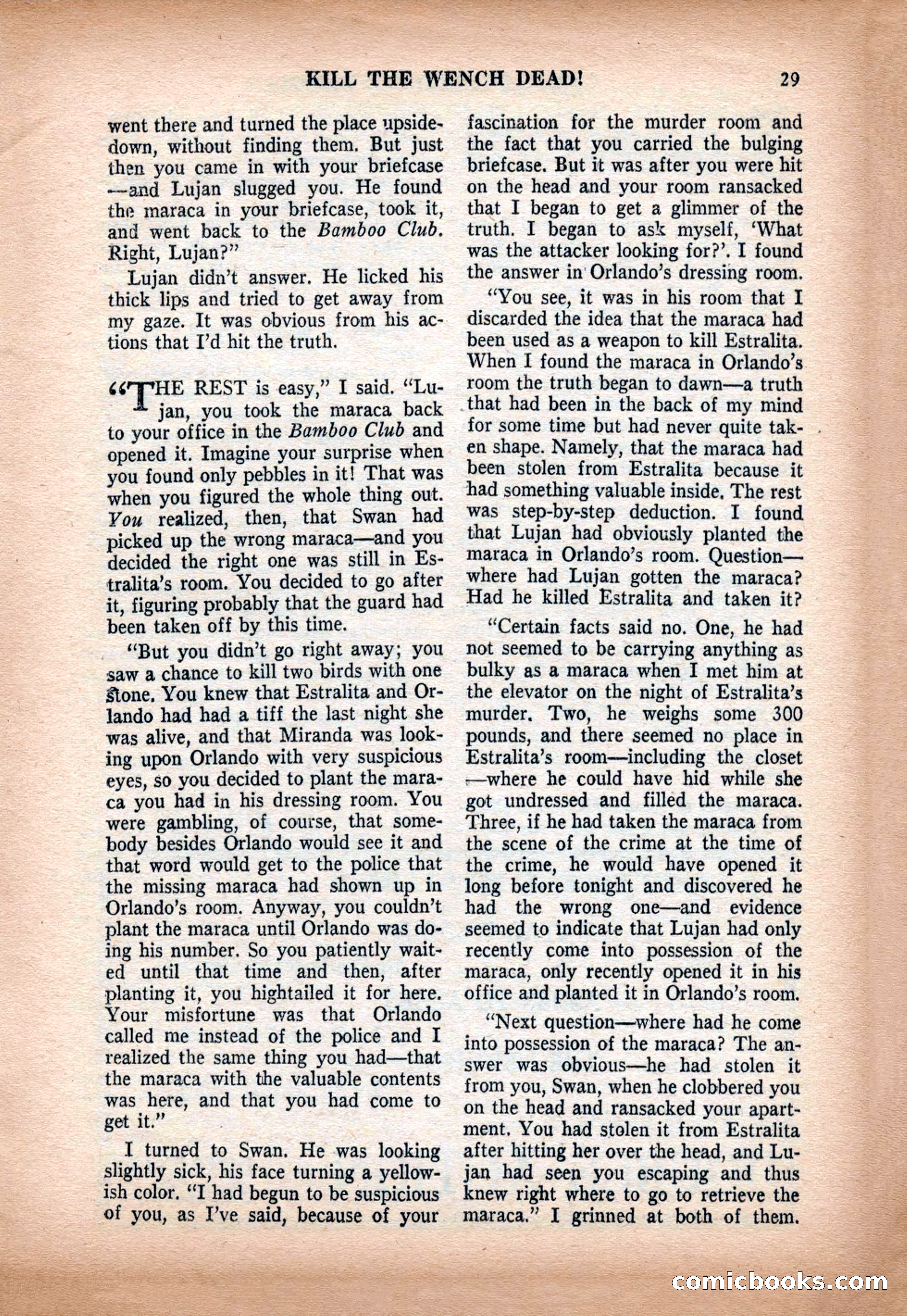 Crack Detective and Mystery Stories, December 1956 — page 29 of 100