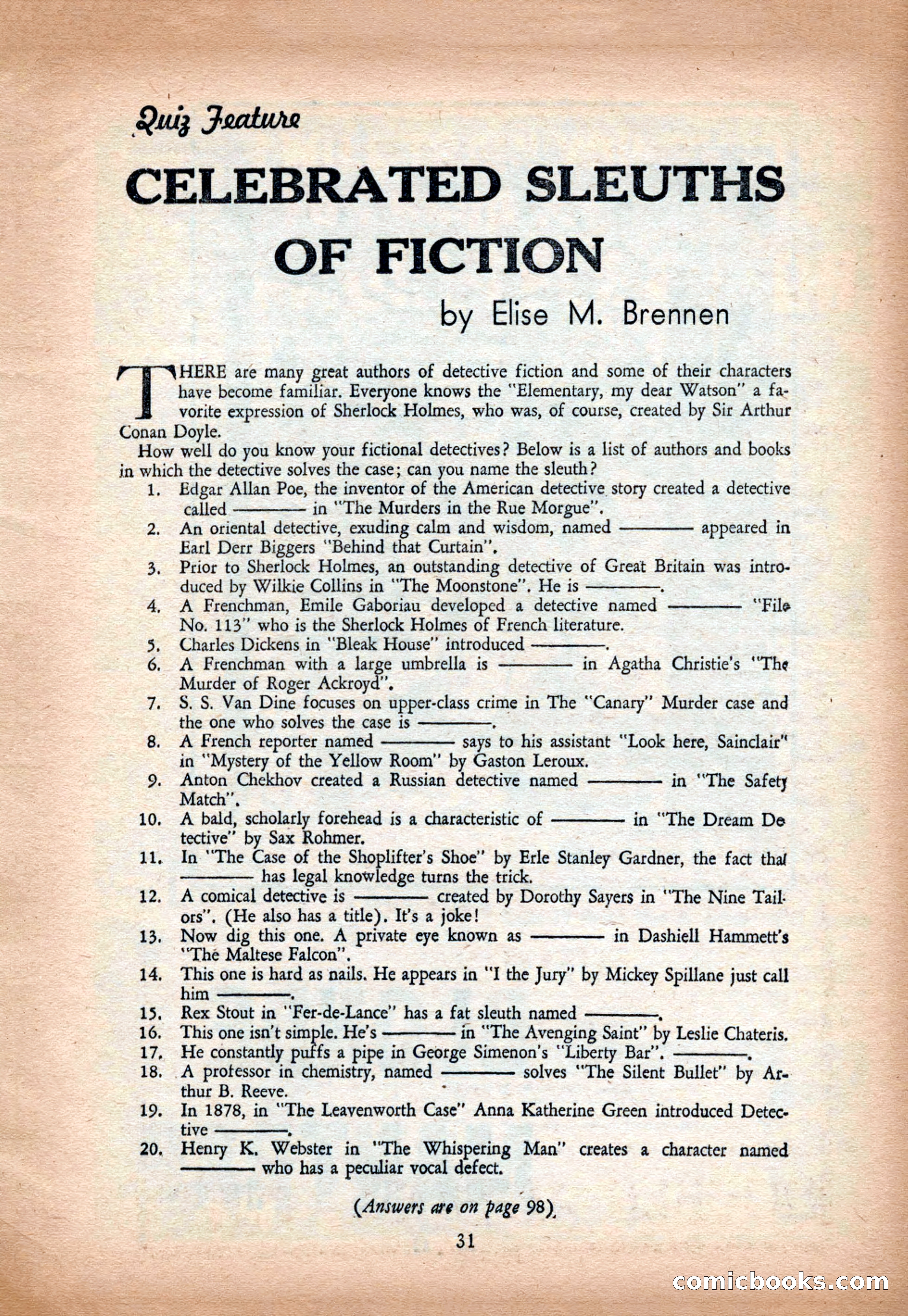 Crack Detective and Mystery Stories, December 1956 — page 31 of 100