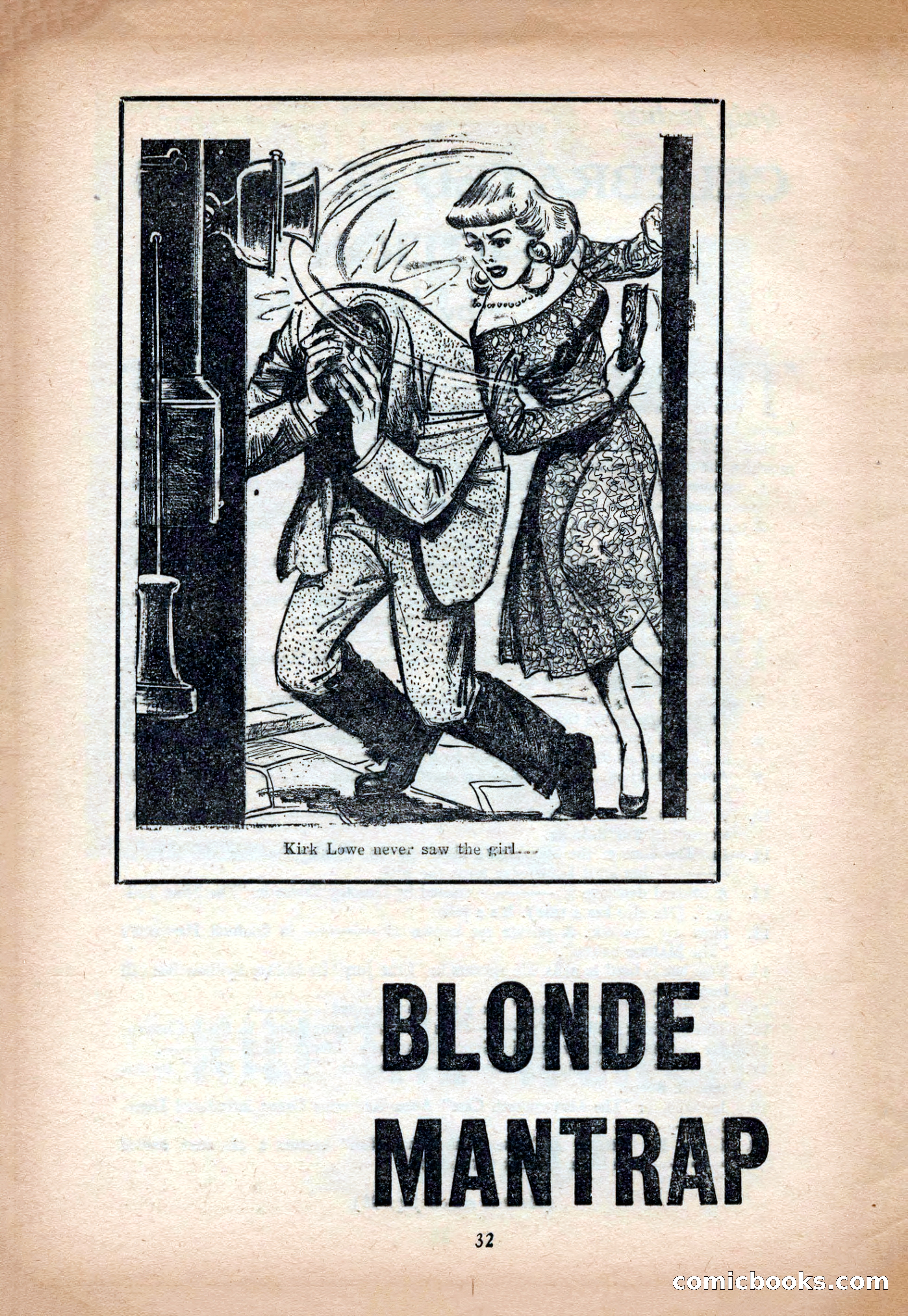 Crack Detective and Mystery Stories, December 1956 — page 32 of 100