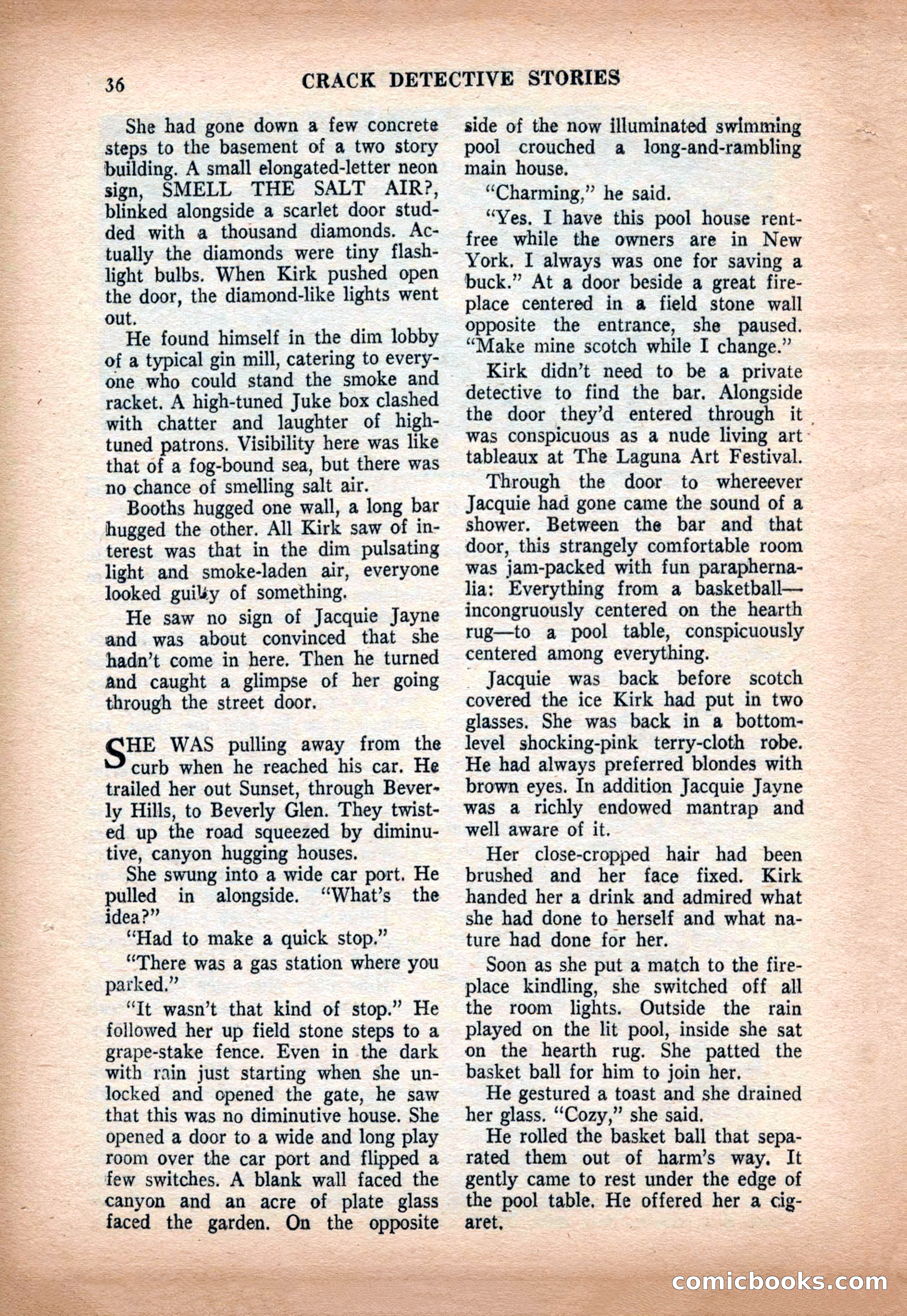 Crack Detective and Mystery Stories, December 1956 — page 36 of 100