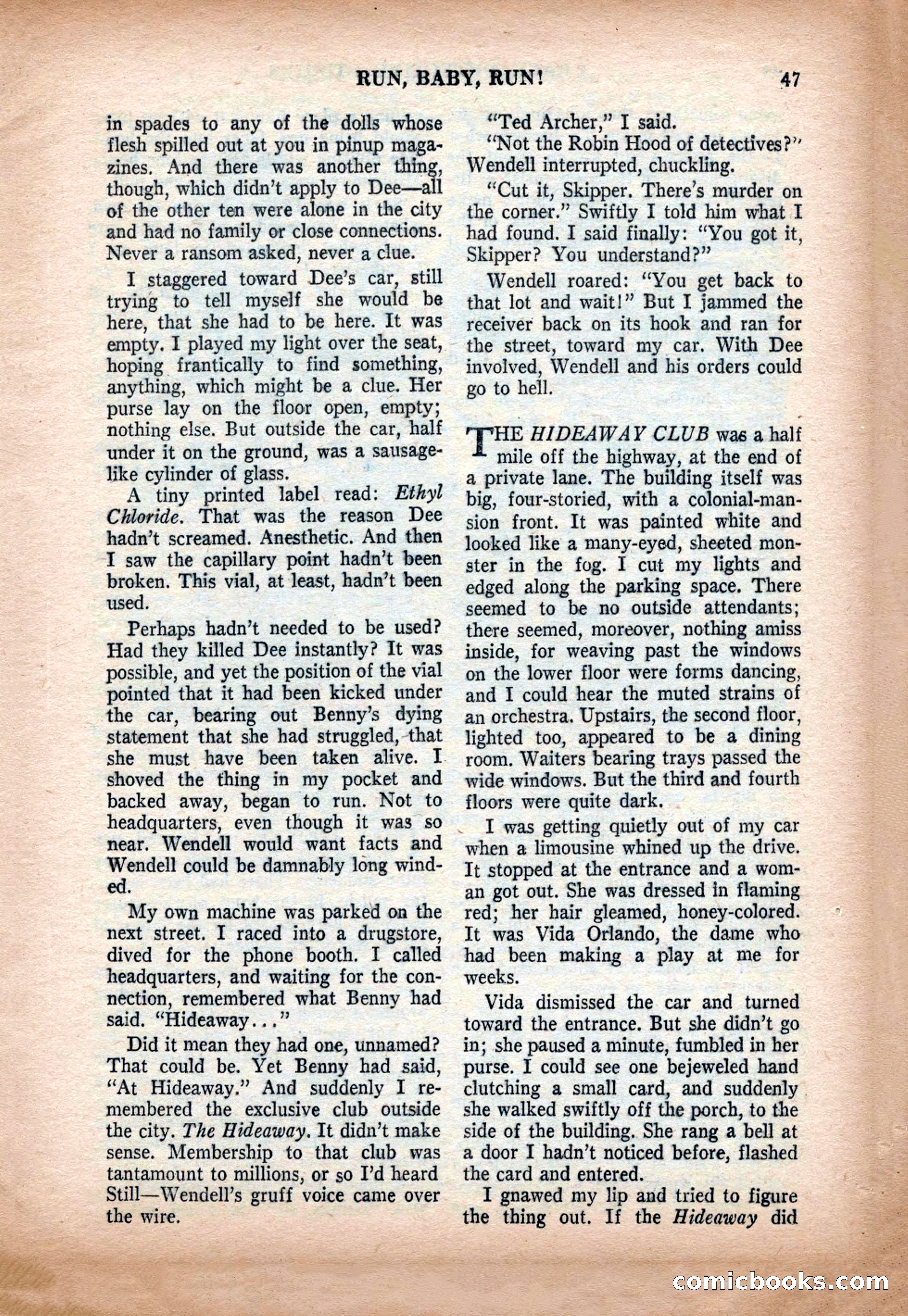 Crack Detective and Mystery Stories, December 1956 — page 47 of 100