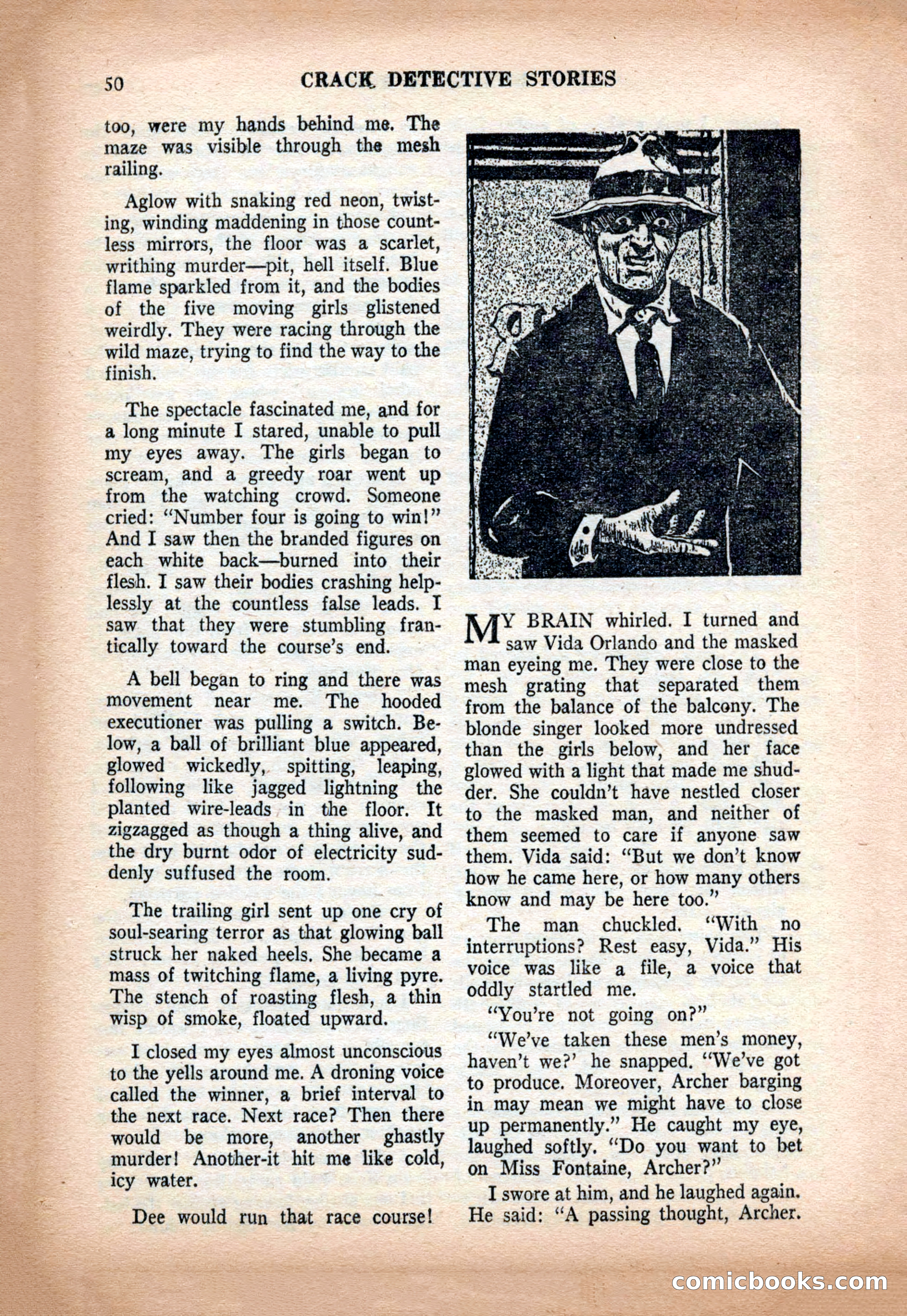 Crack Detective and Mystery Stories, December 1956 — page 50 of 100