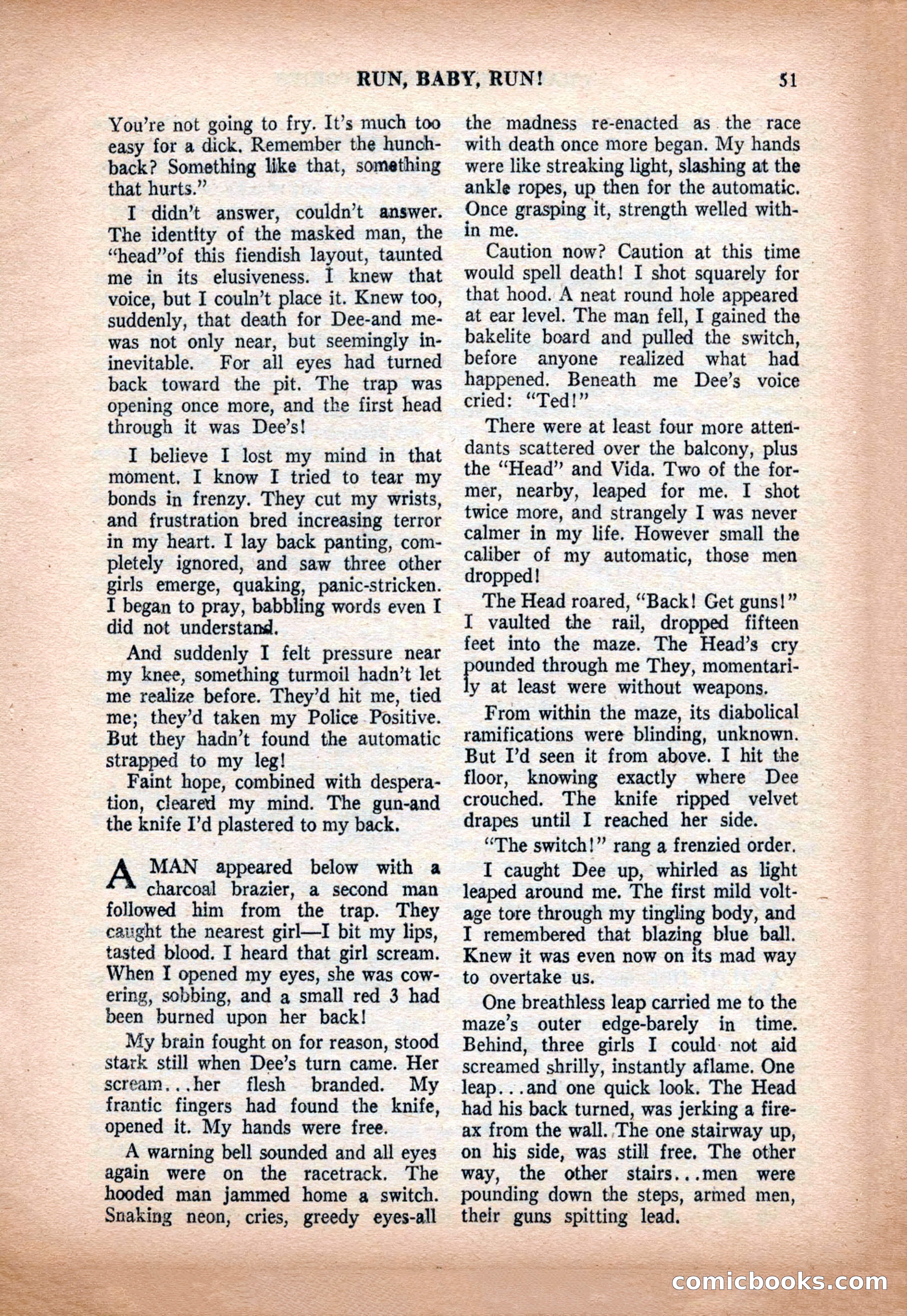 Crack Detective and Mystery Stories, December 1956 — page 51 of 100