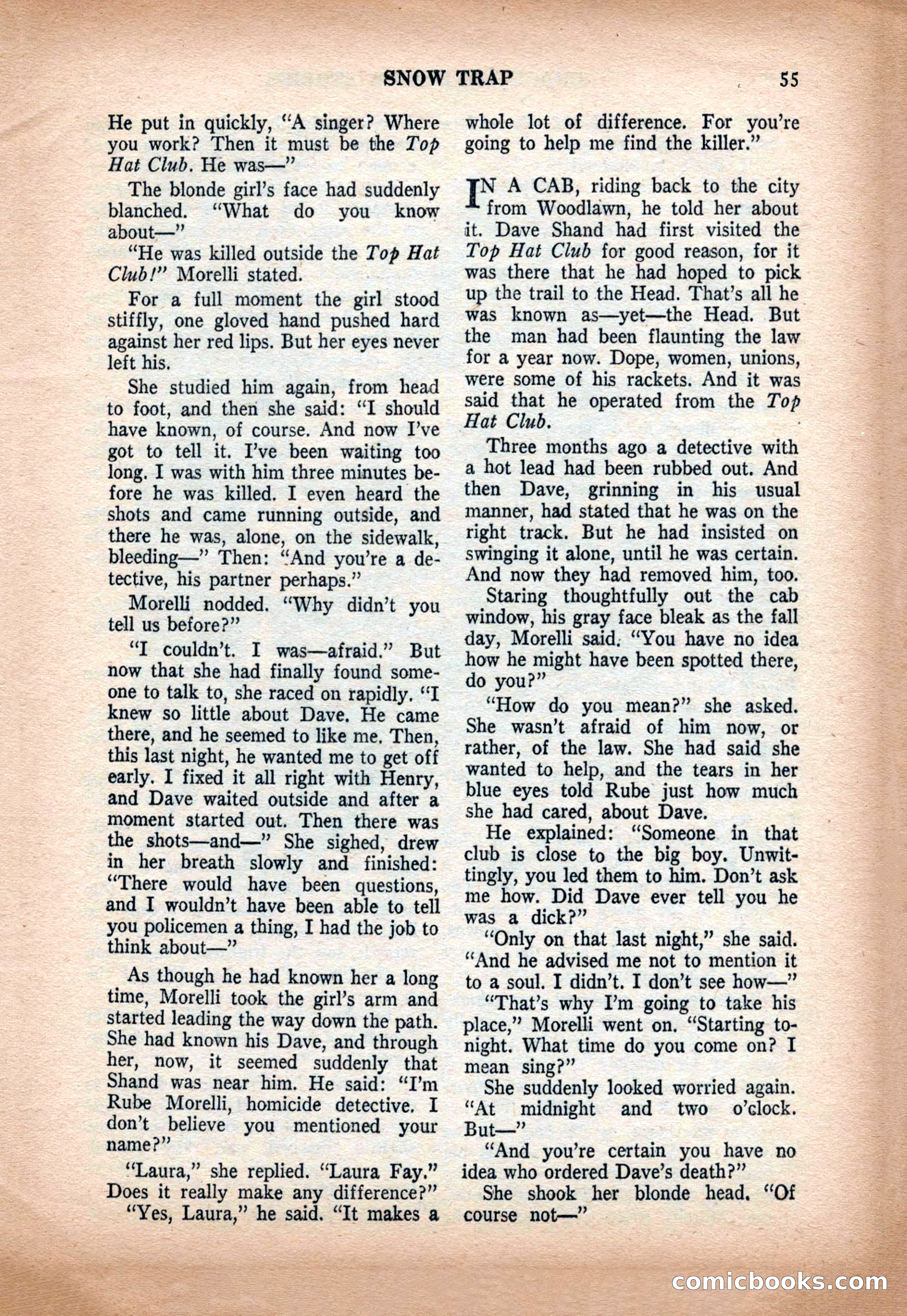 Crack Detective and Mystery Stories, December 1956 — page 55 of 100
