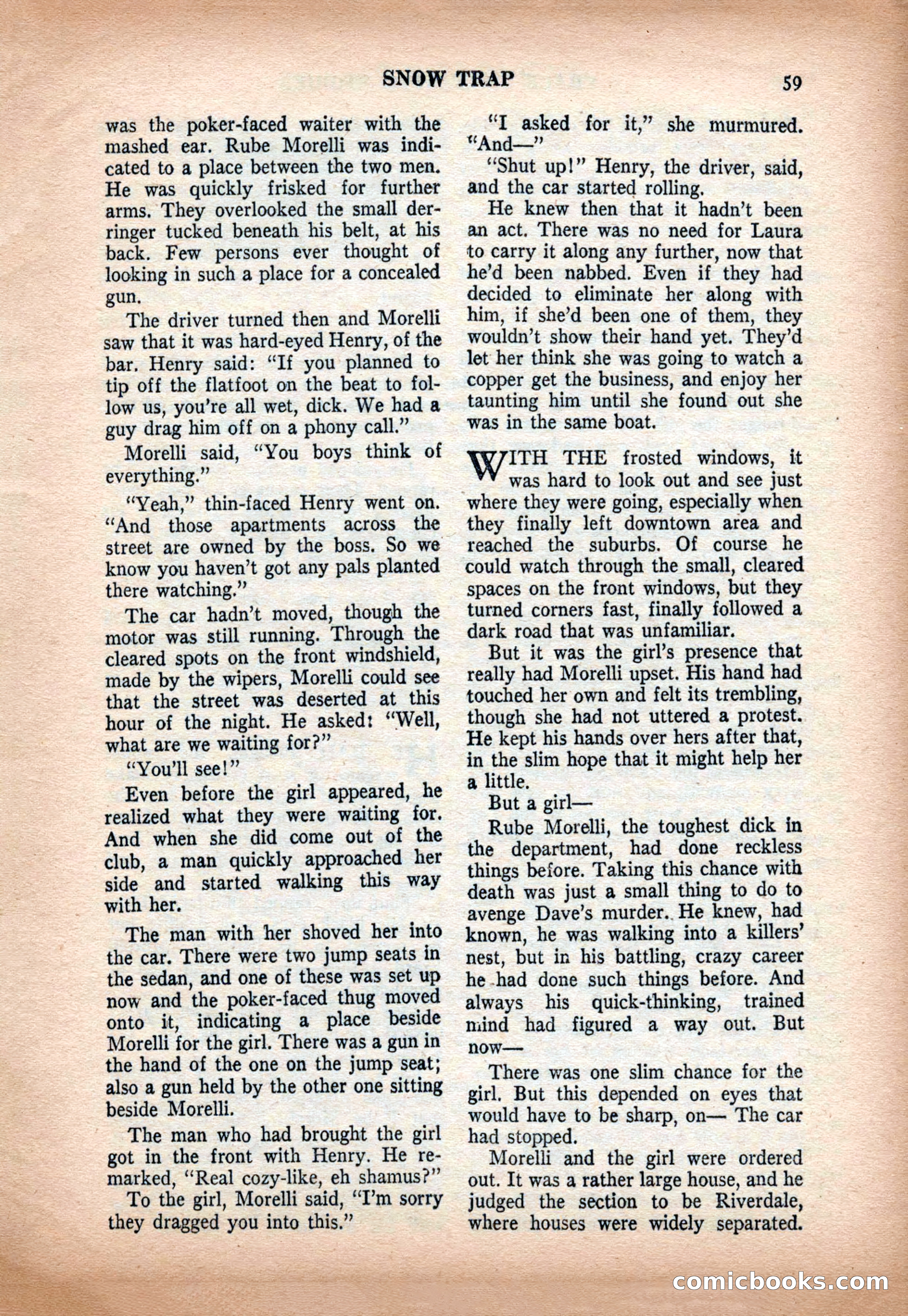 Crack Detective and Mystery Stories, December 1956 — page 59 of 100