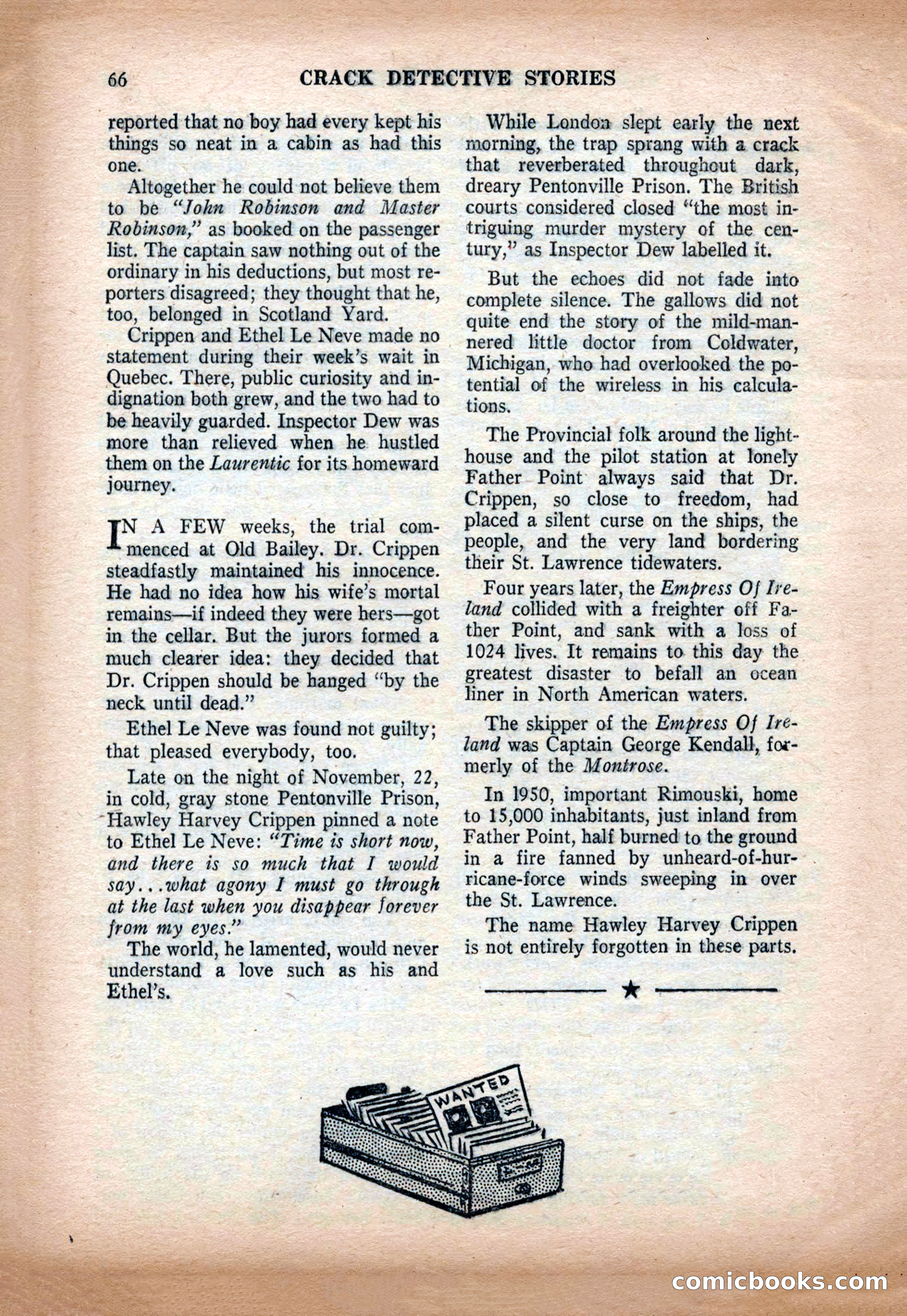 Crack Detective and Mystery Stories, December 1956 — page 66 of 100
