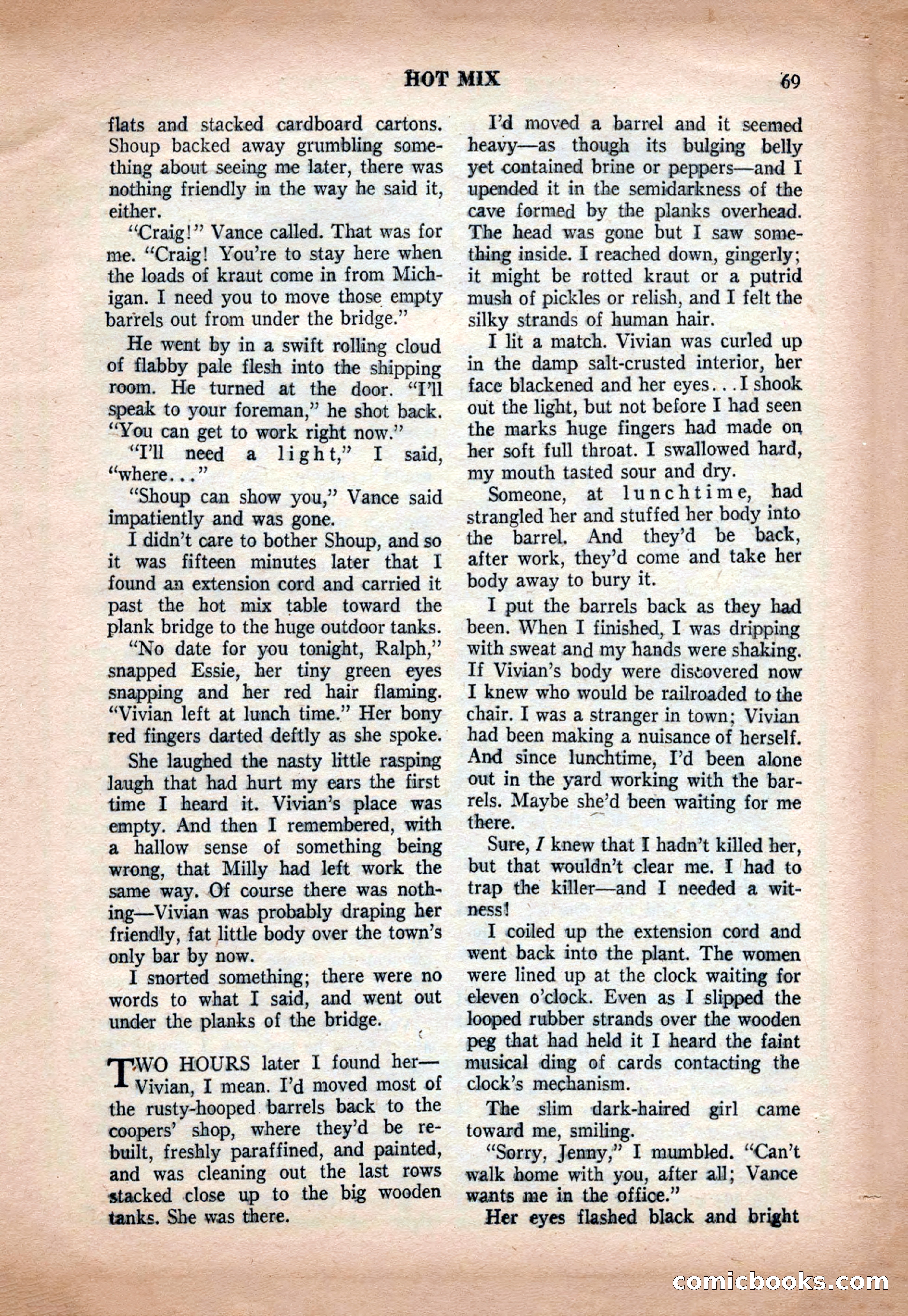 Crack Detective and Mystery Stories, December 1956 — page 69 of 100