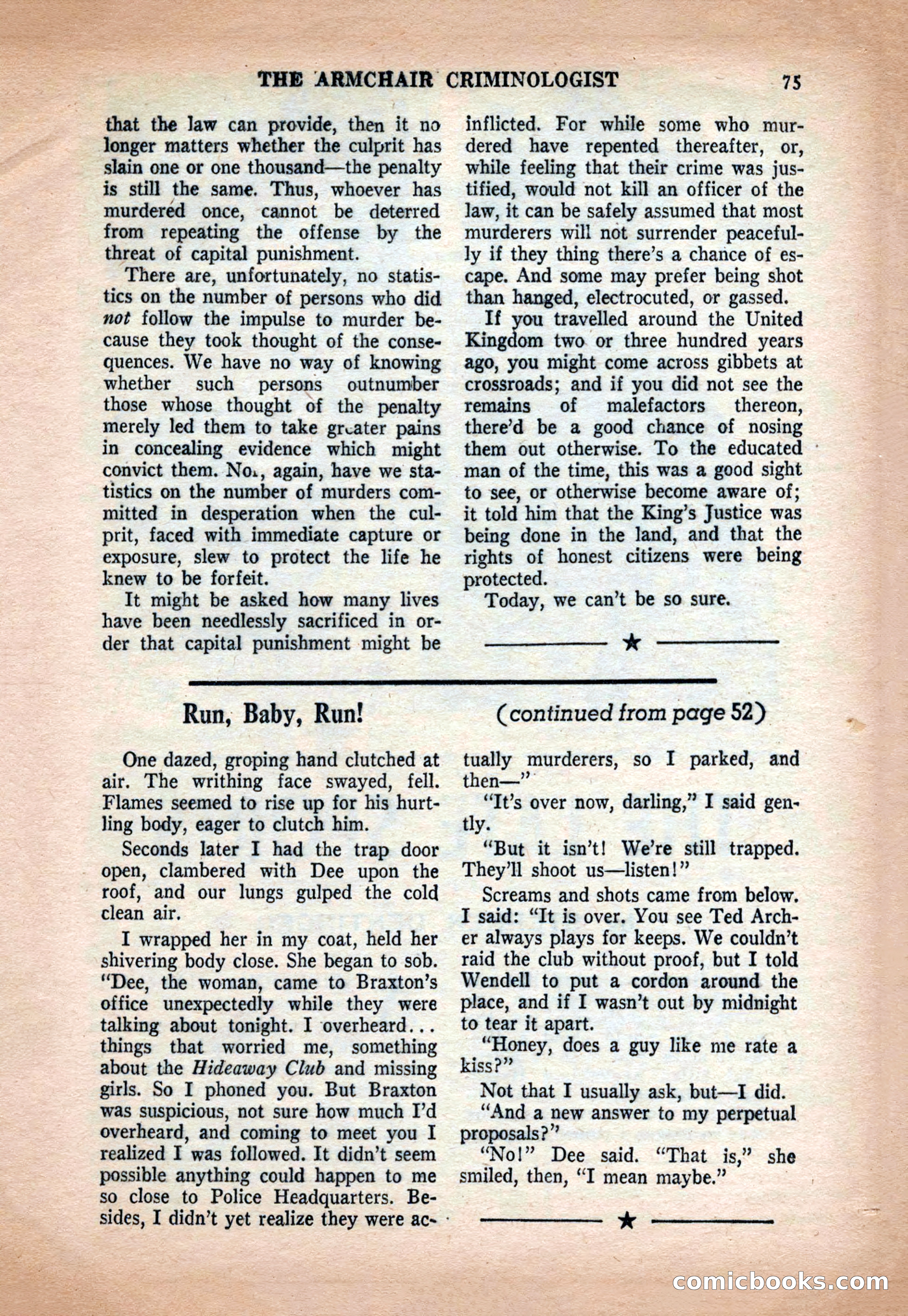 Crack Detective and Mystery Stories, December 1956 — page 75 of 100