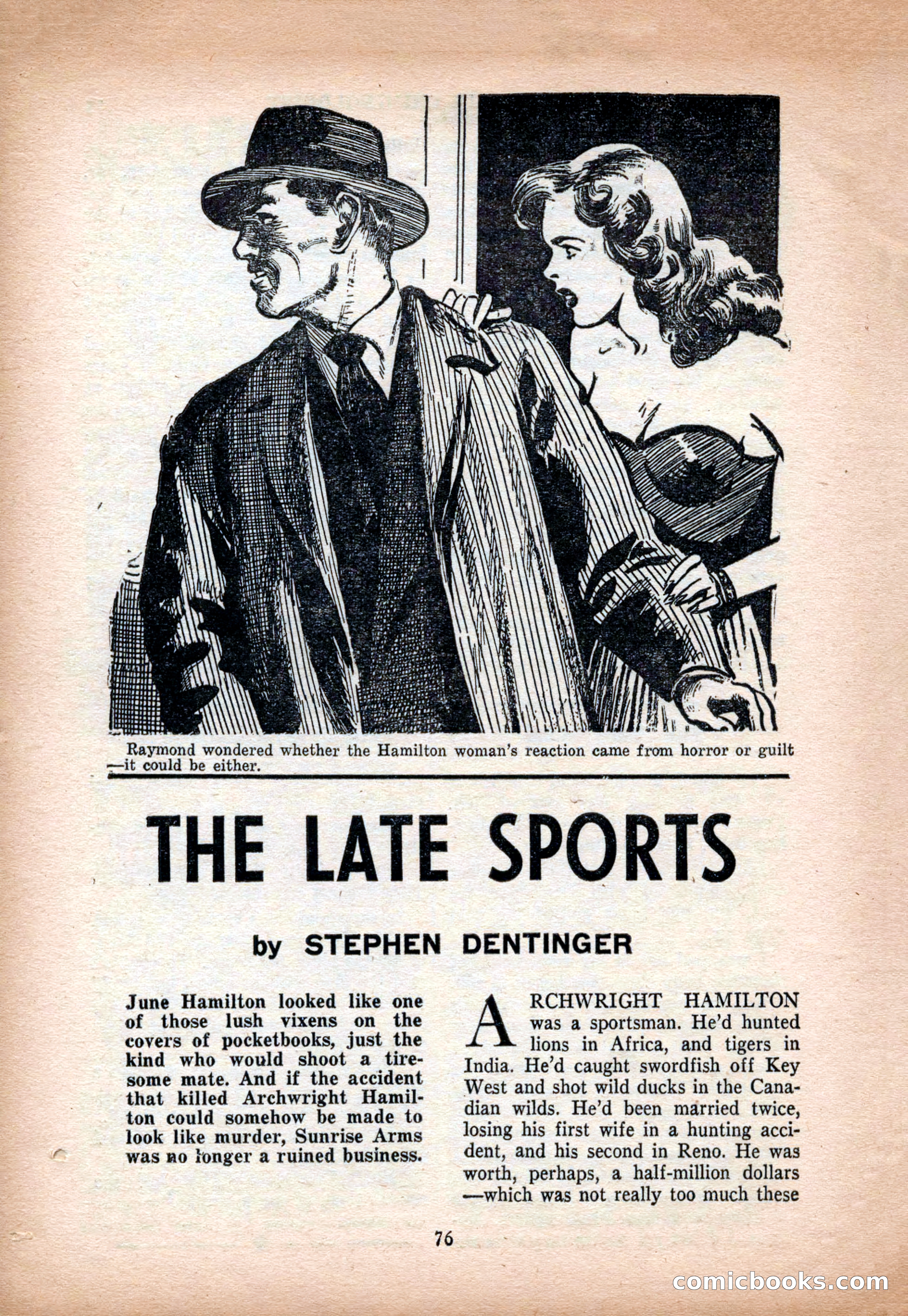 Crack Detective and Mystery Stories, December 1956 — page 76 of 100