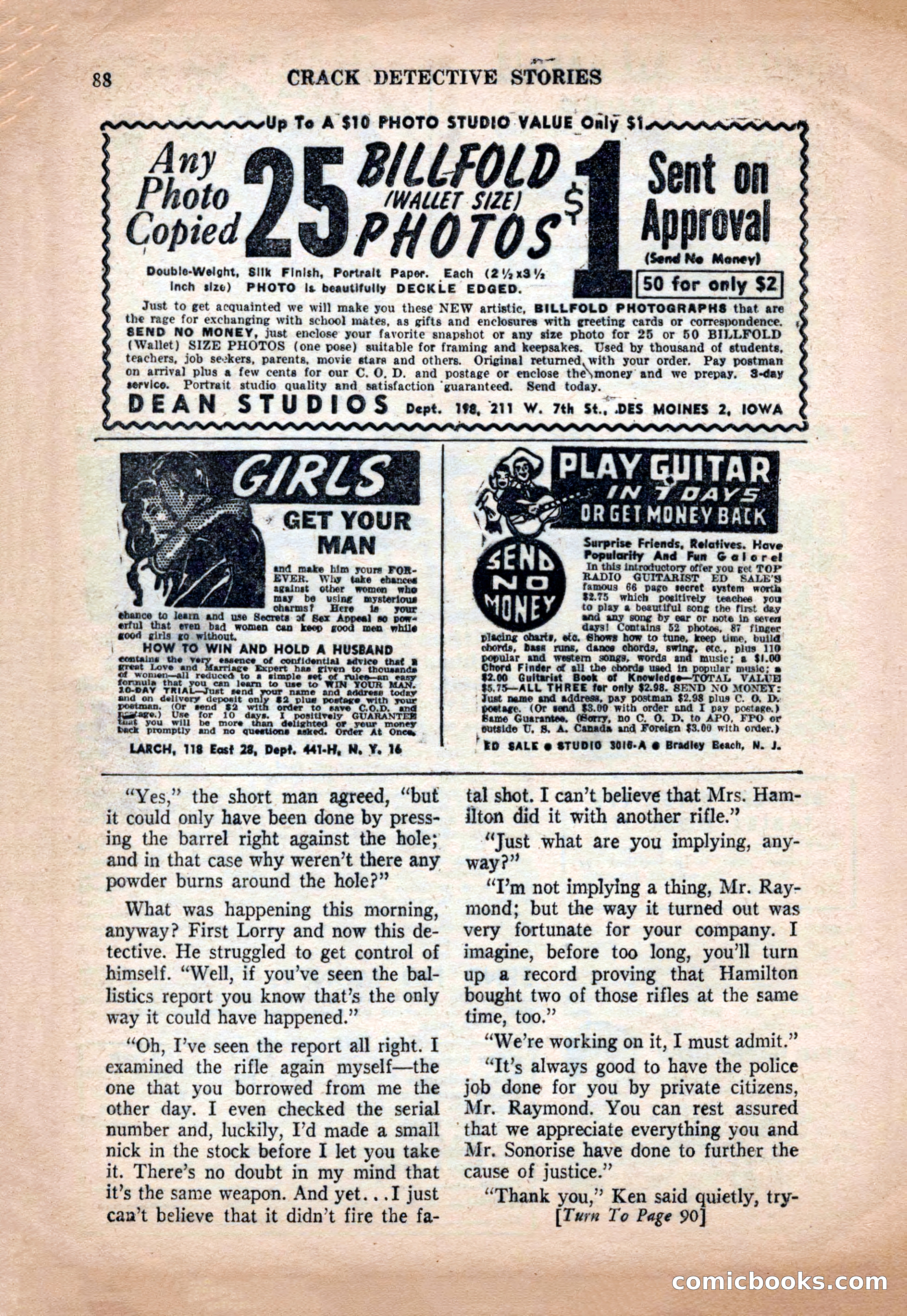 Crack Detective and Mystery Stories, December 1956 — page 88 of 100
