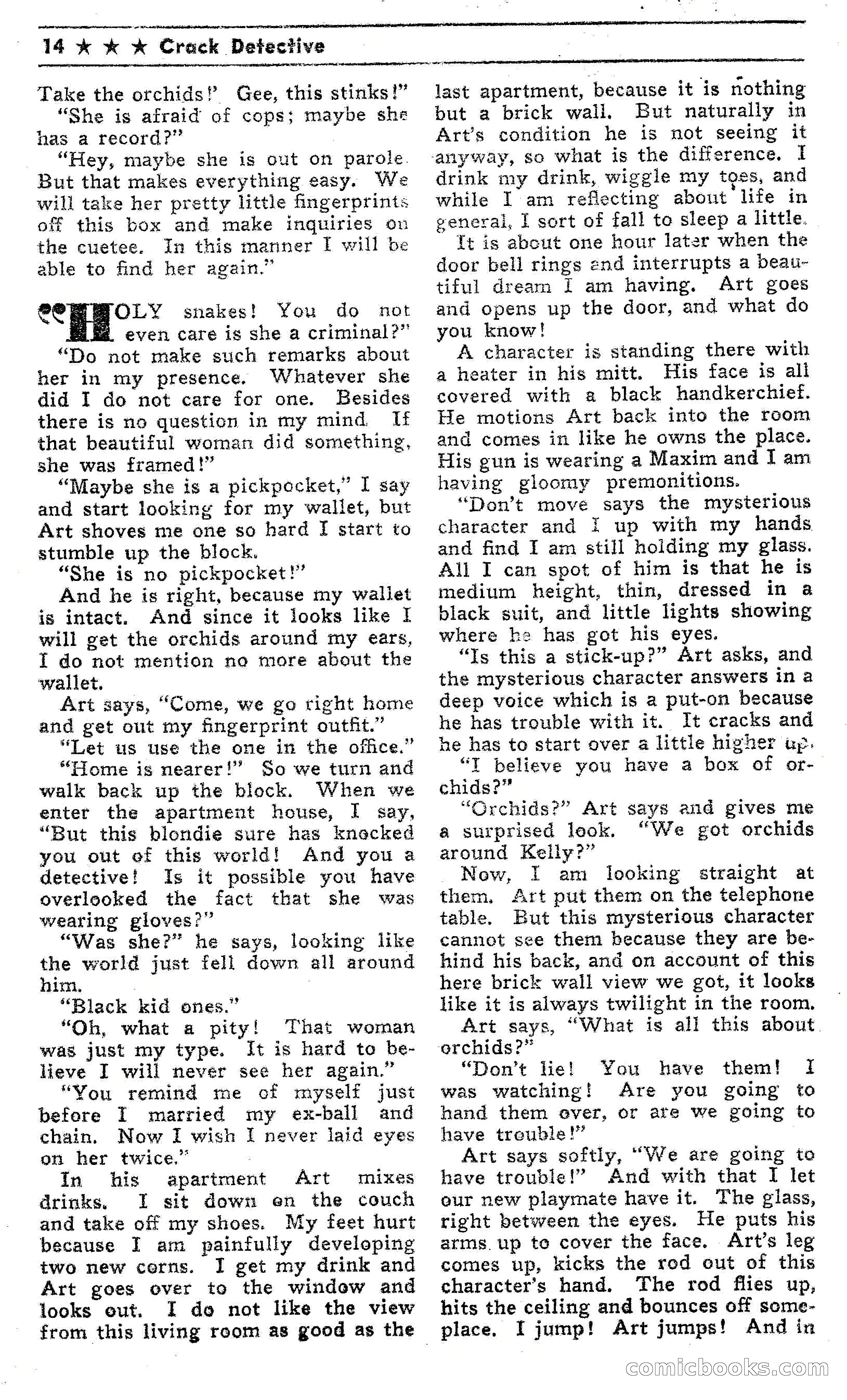 Crack Detective Magazine, Vol. 4, No. 2 — page 14 of 116