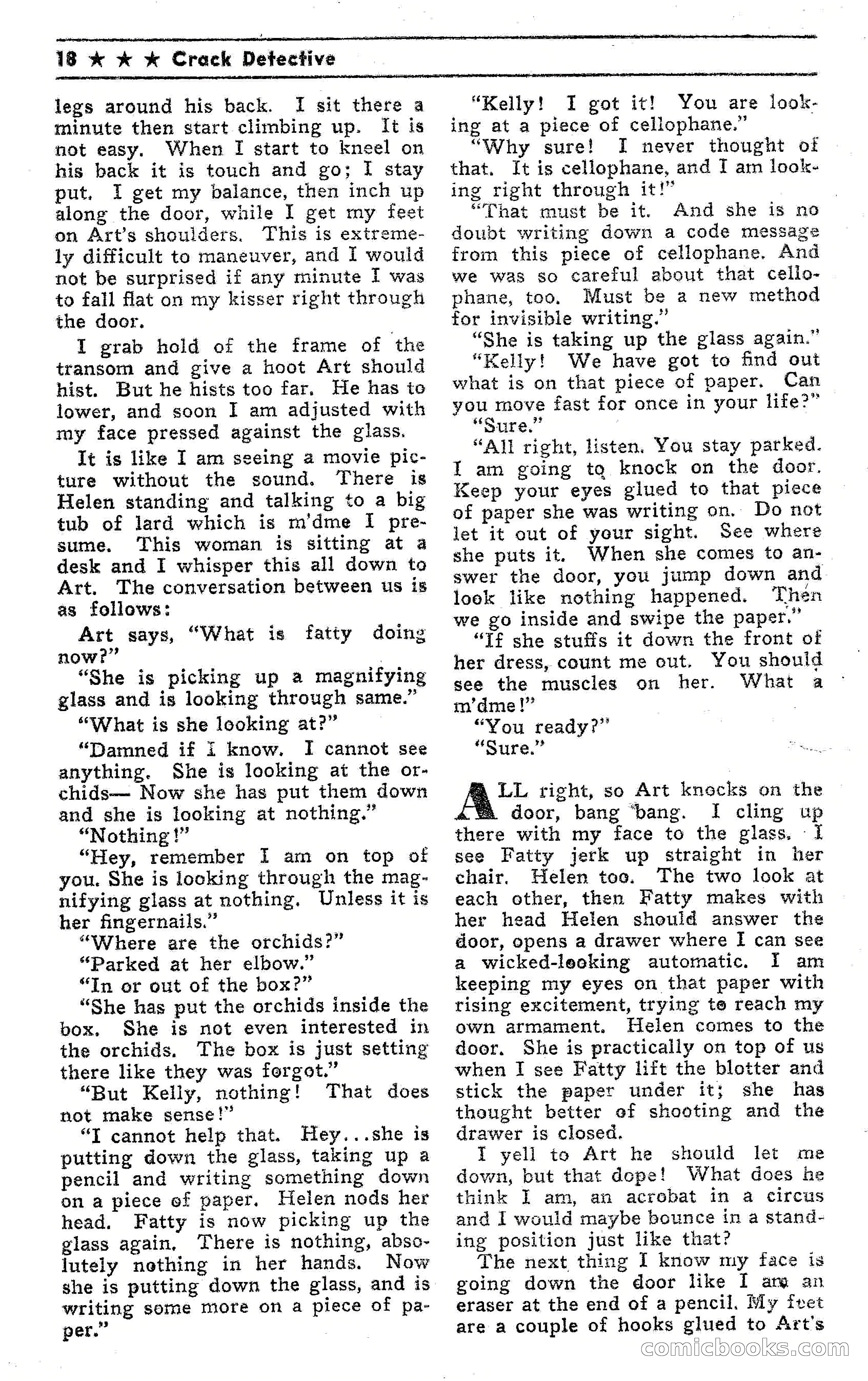 Crack Detective Magazine, Vol. 4, No. 2 — page 18 of 116