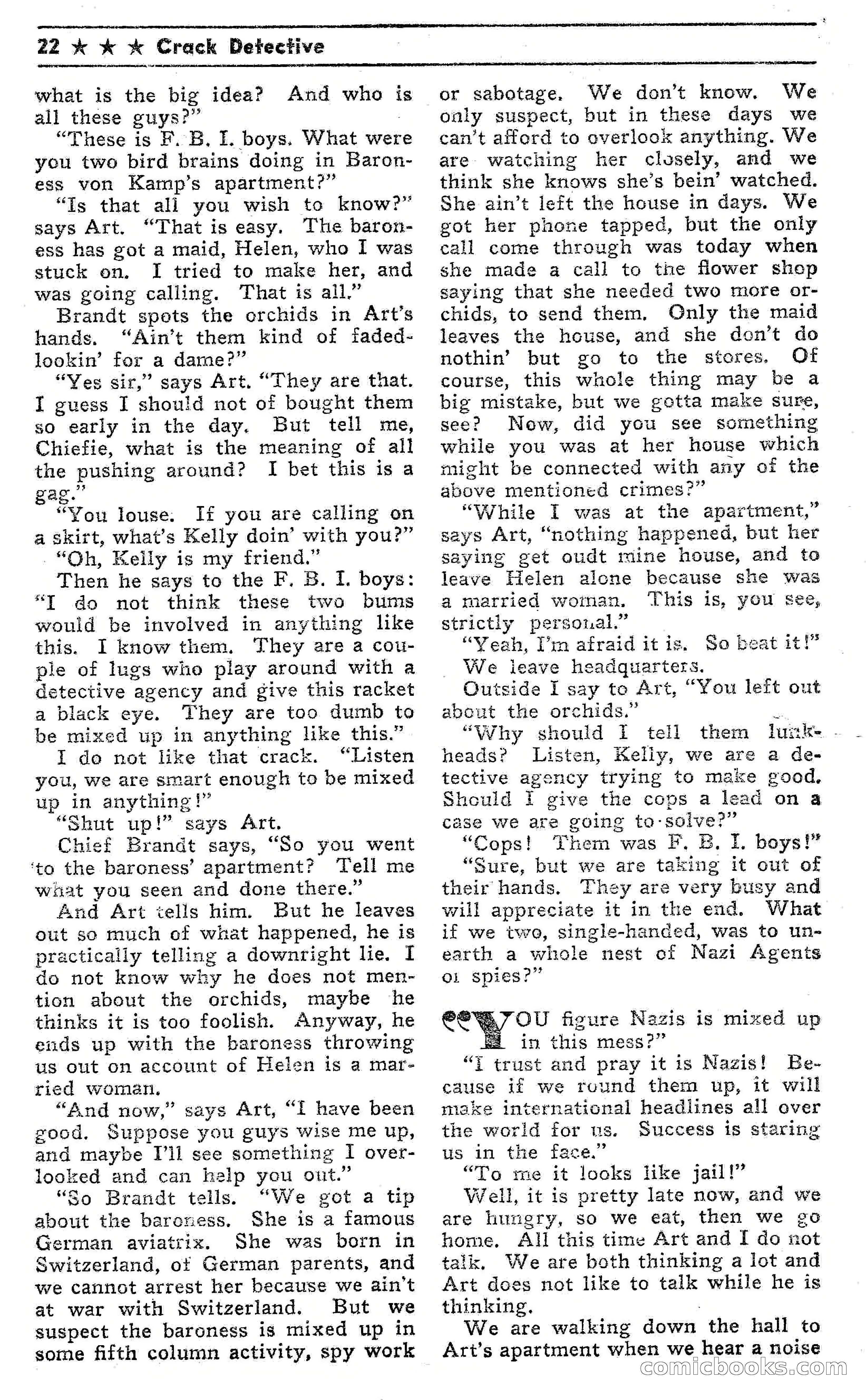 Crack Detective Magazine, Vol. 4, No. 2 — page 22 of 116