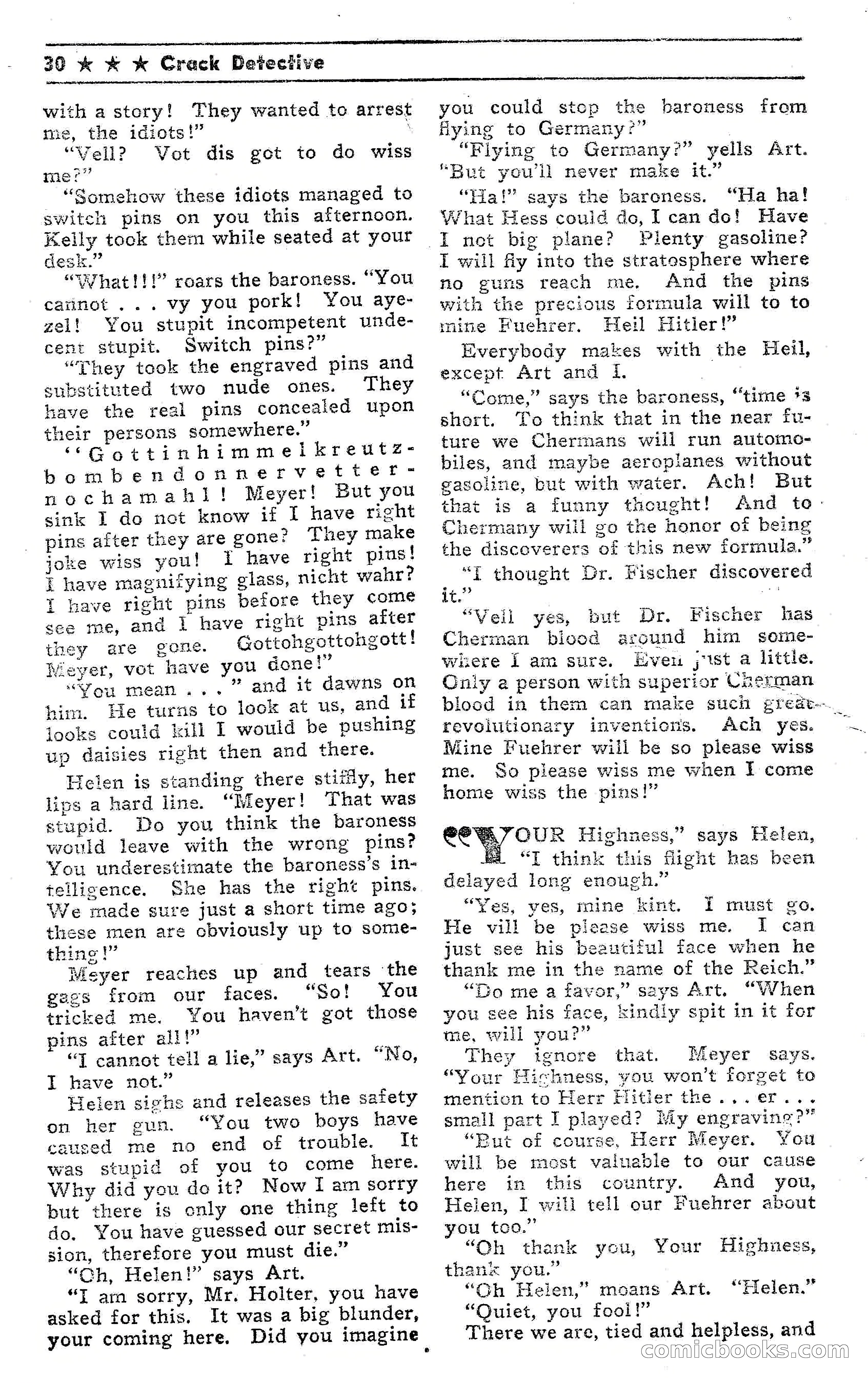 Crack Detective Magazine, Vol. 4, No. 2 — page 30 of 116
