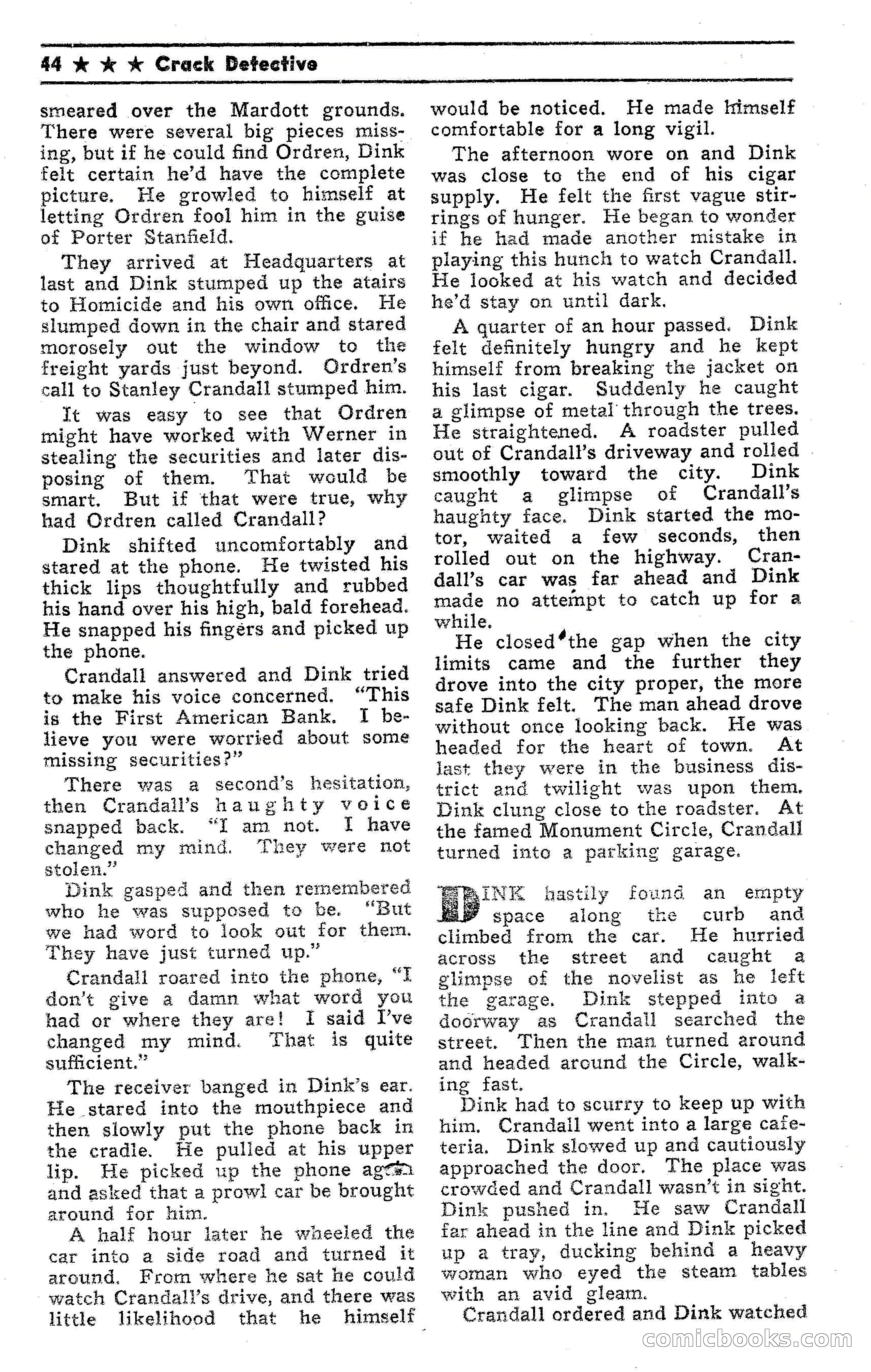 Crack Detective Magazine, Vol. 4, No. 2 — page 44 of 116