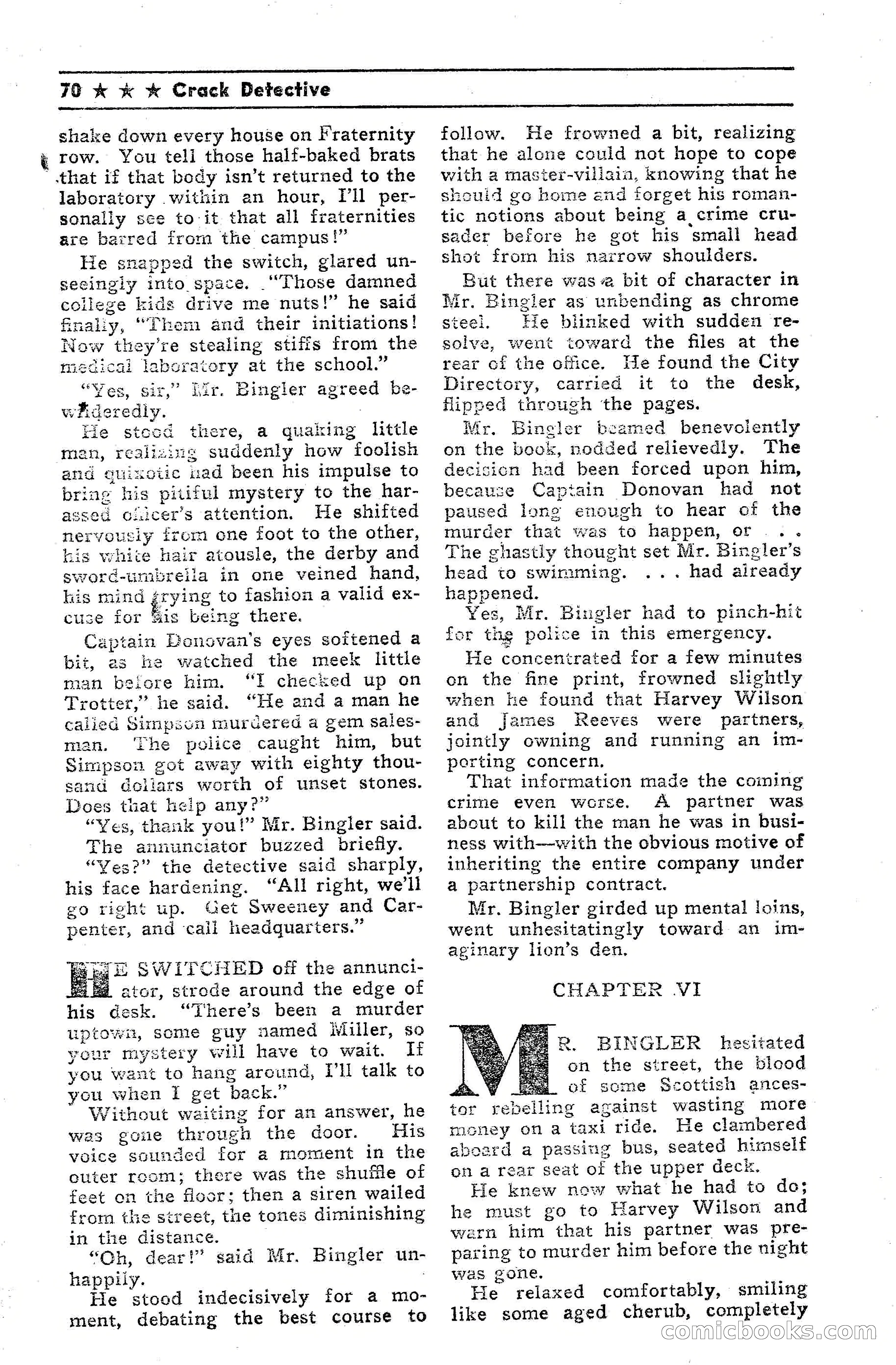 Crack Detective Magazine, Vol. 4, No. 2 — page 70 of 116