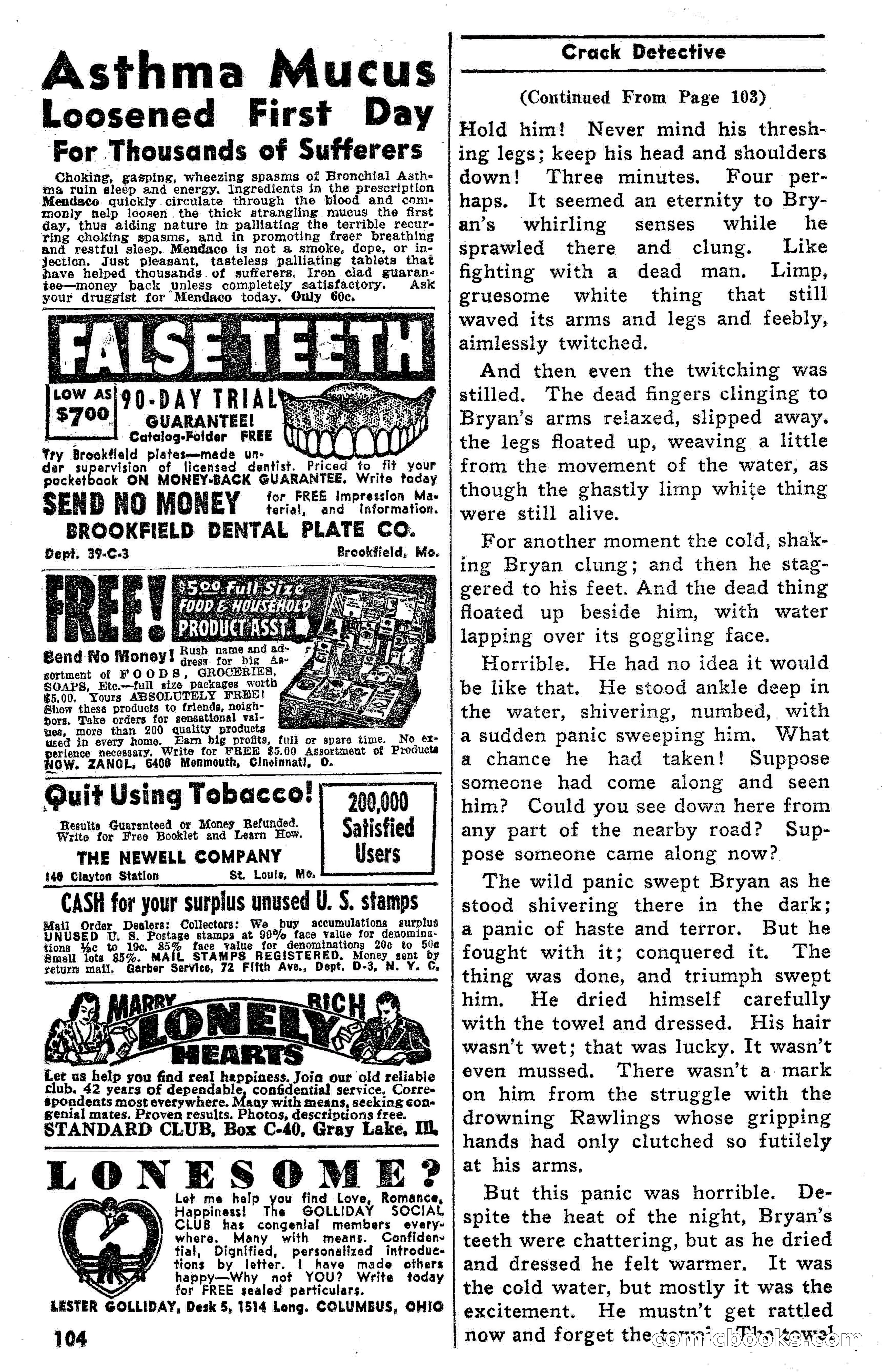 Crack Detective Magazine, Vol. 4, No. 2 — page 104 of 116