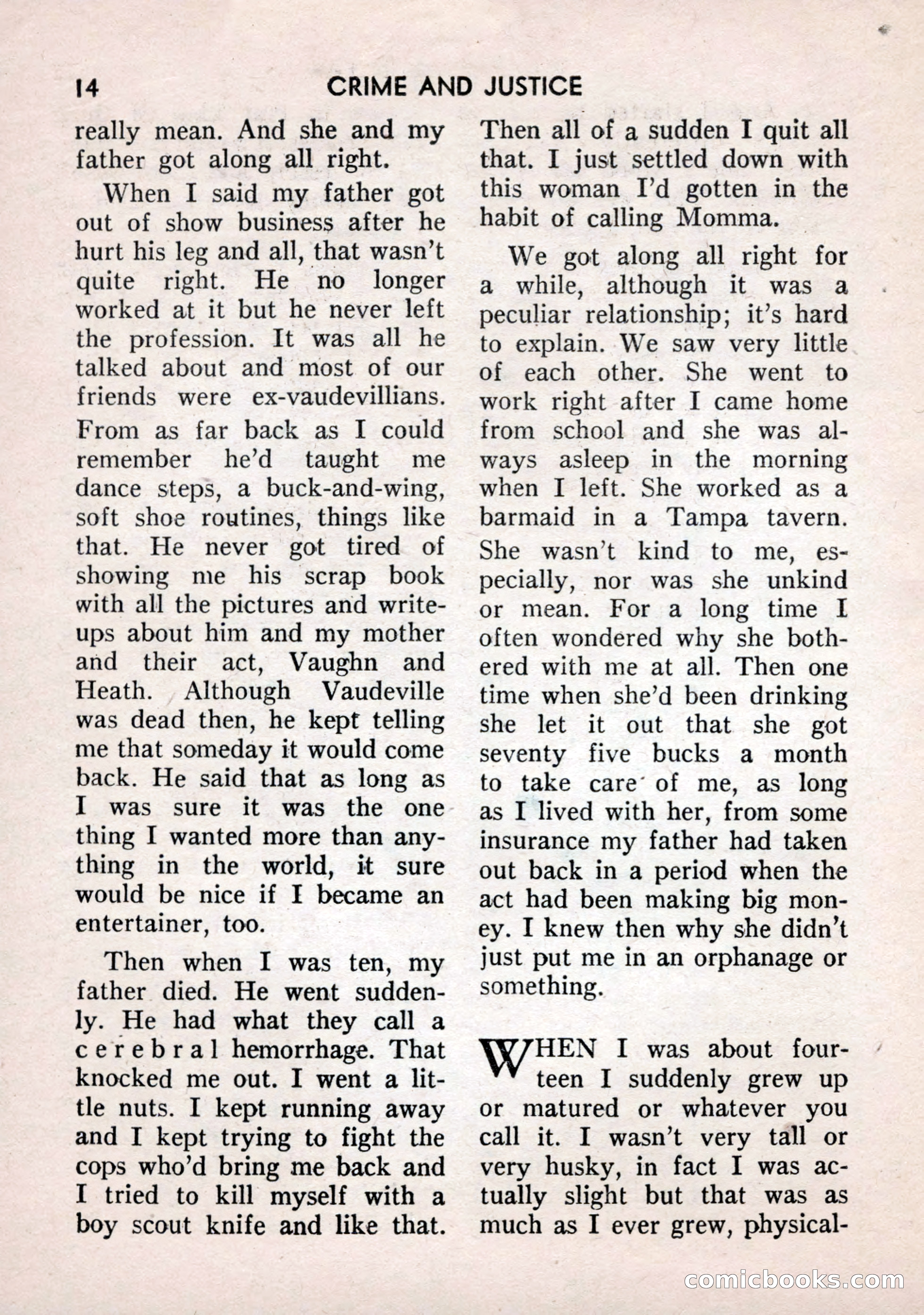 Crime and Justice: Detective Story Magazine — page 14 of 132