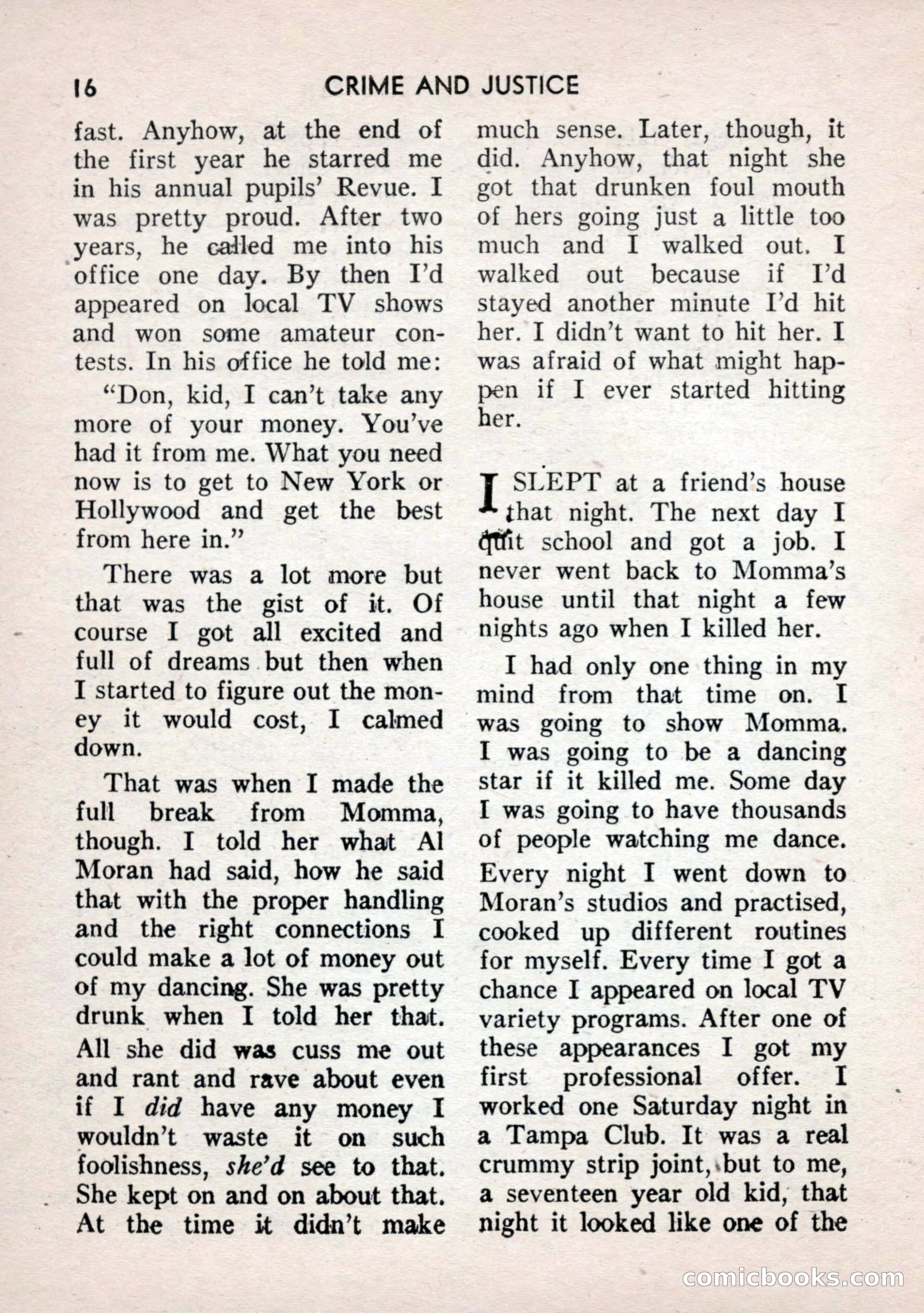 Crime and Justice: Detective Story Magazine — page 16 of 132