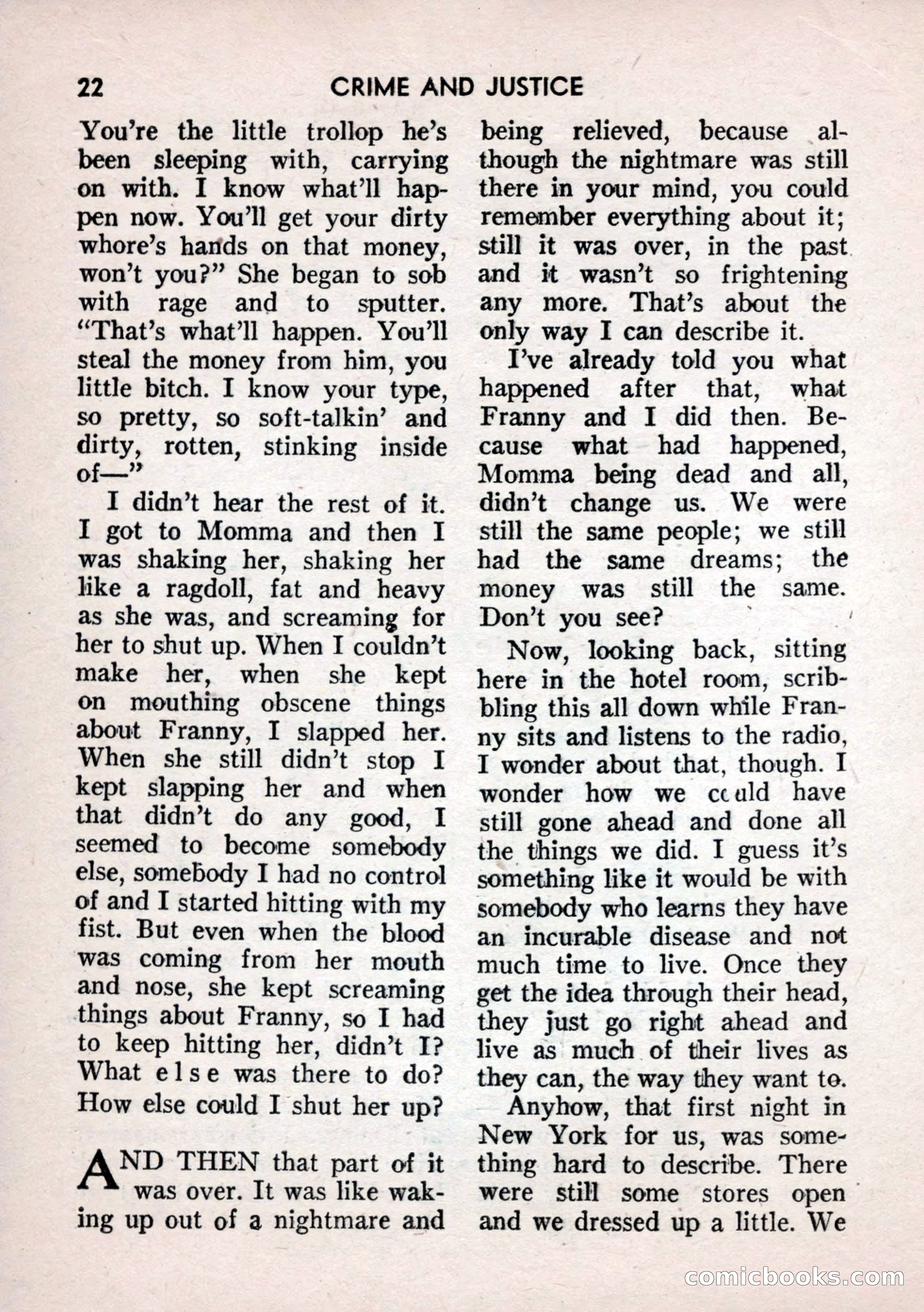 Crime and Justice: Detective Story Magazine — page 22 of 132