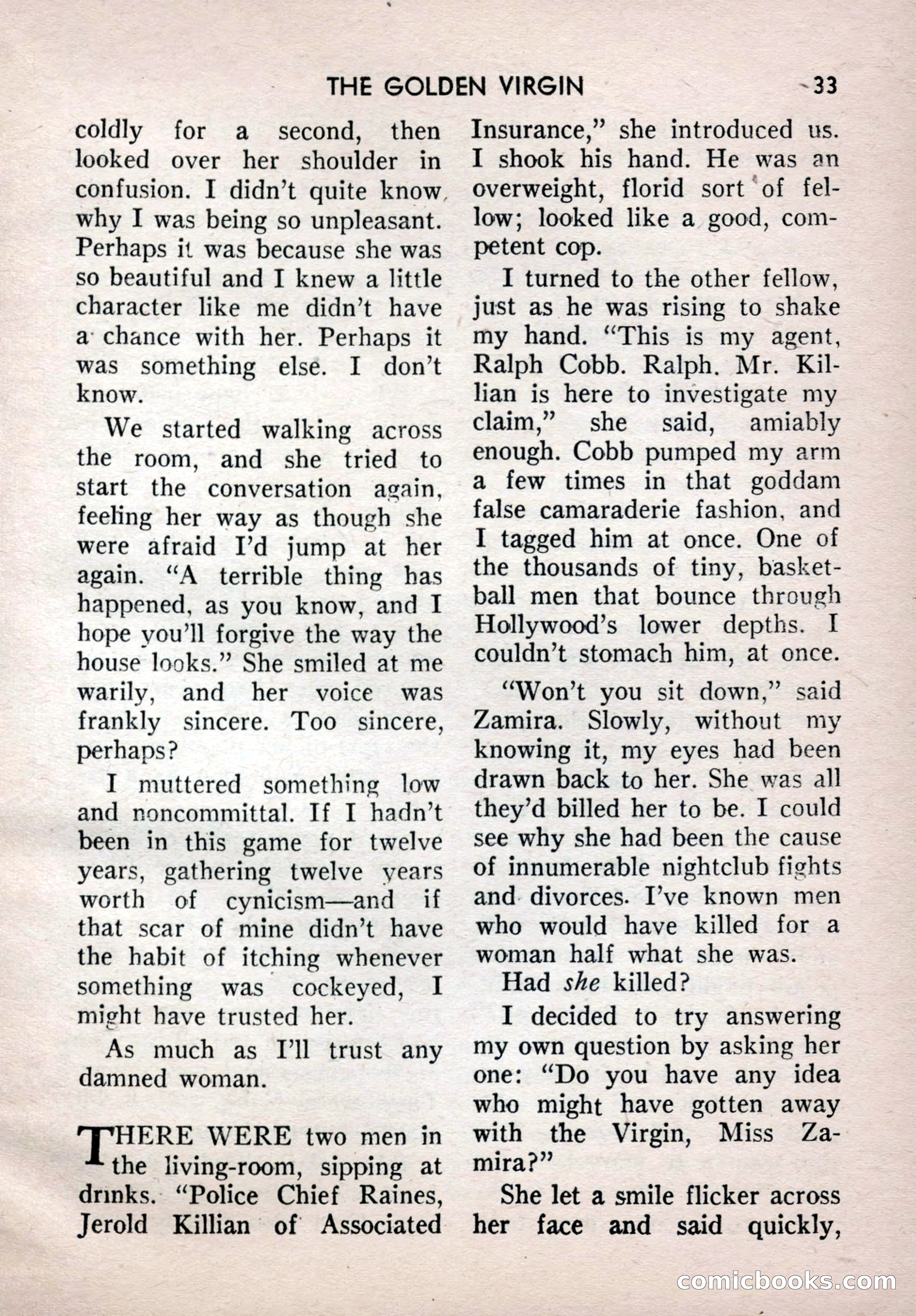 Crime and Justice: Detective Story Magazine — page 33 of 132