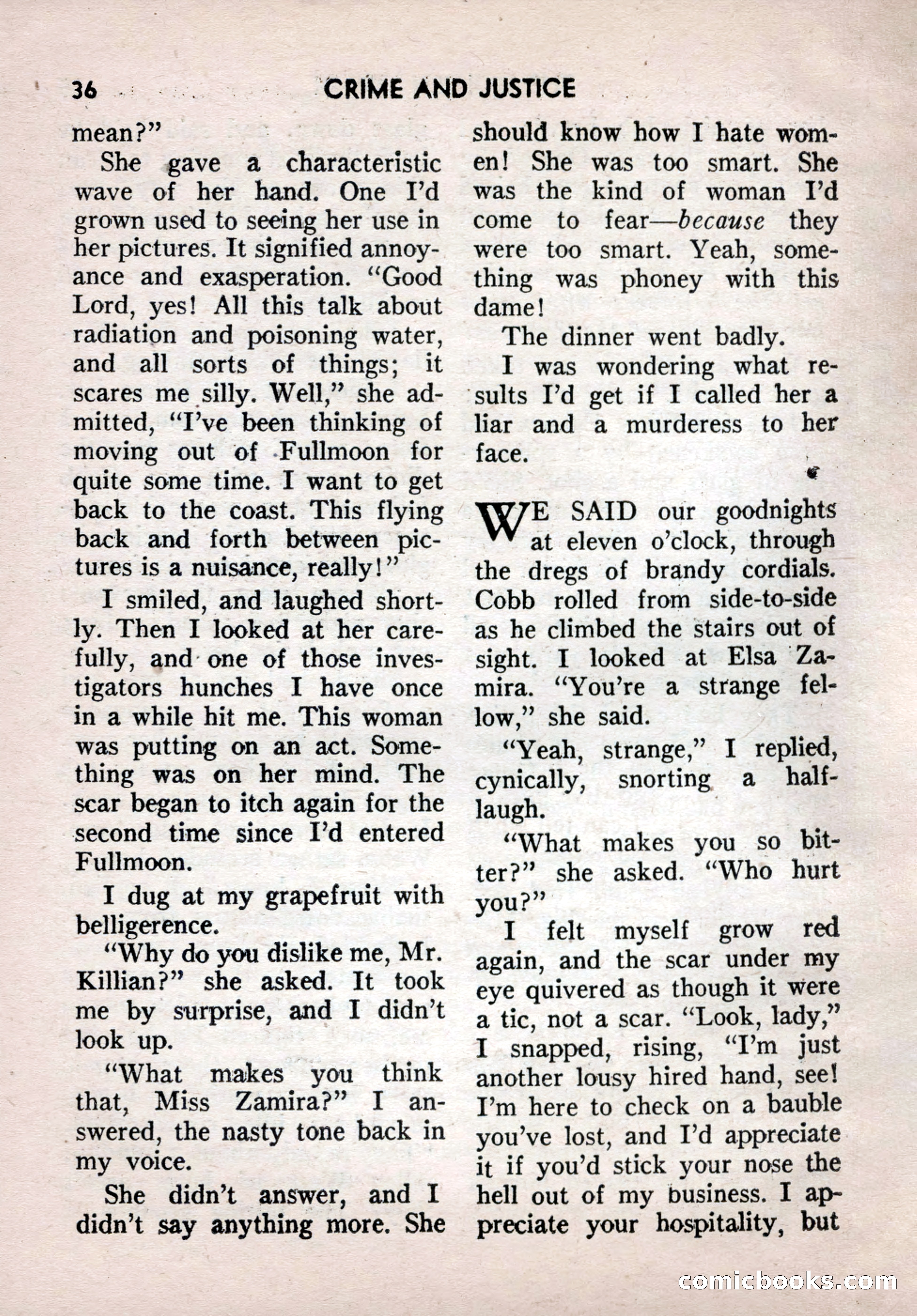Crime and Justice: Detective Story Magazine — page 36 of 132