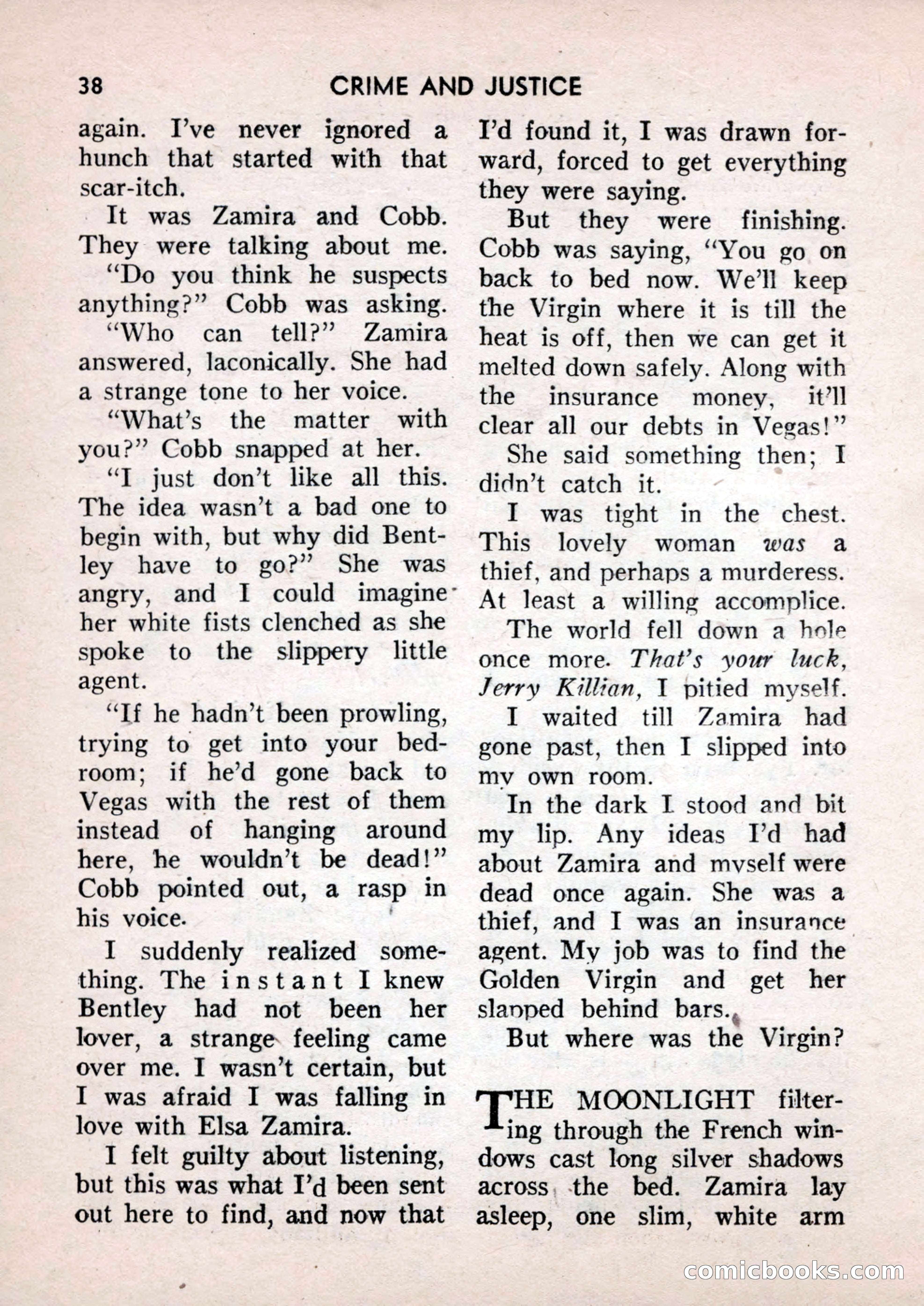 Crime and Justice: Detective Story Magazine — page 38 of 132