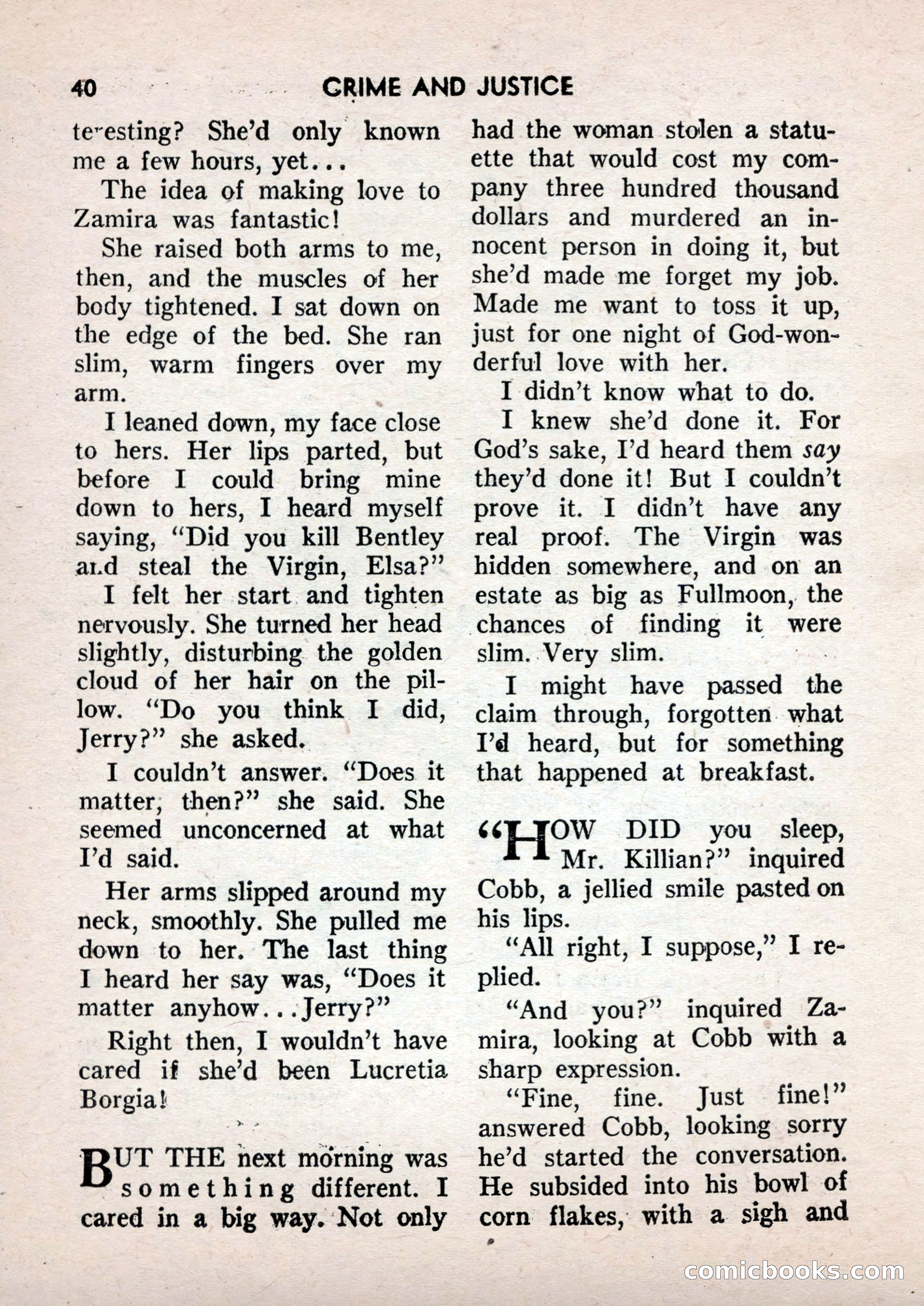 Crime and Justice: Detective Story Magazine — page 40 of 132