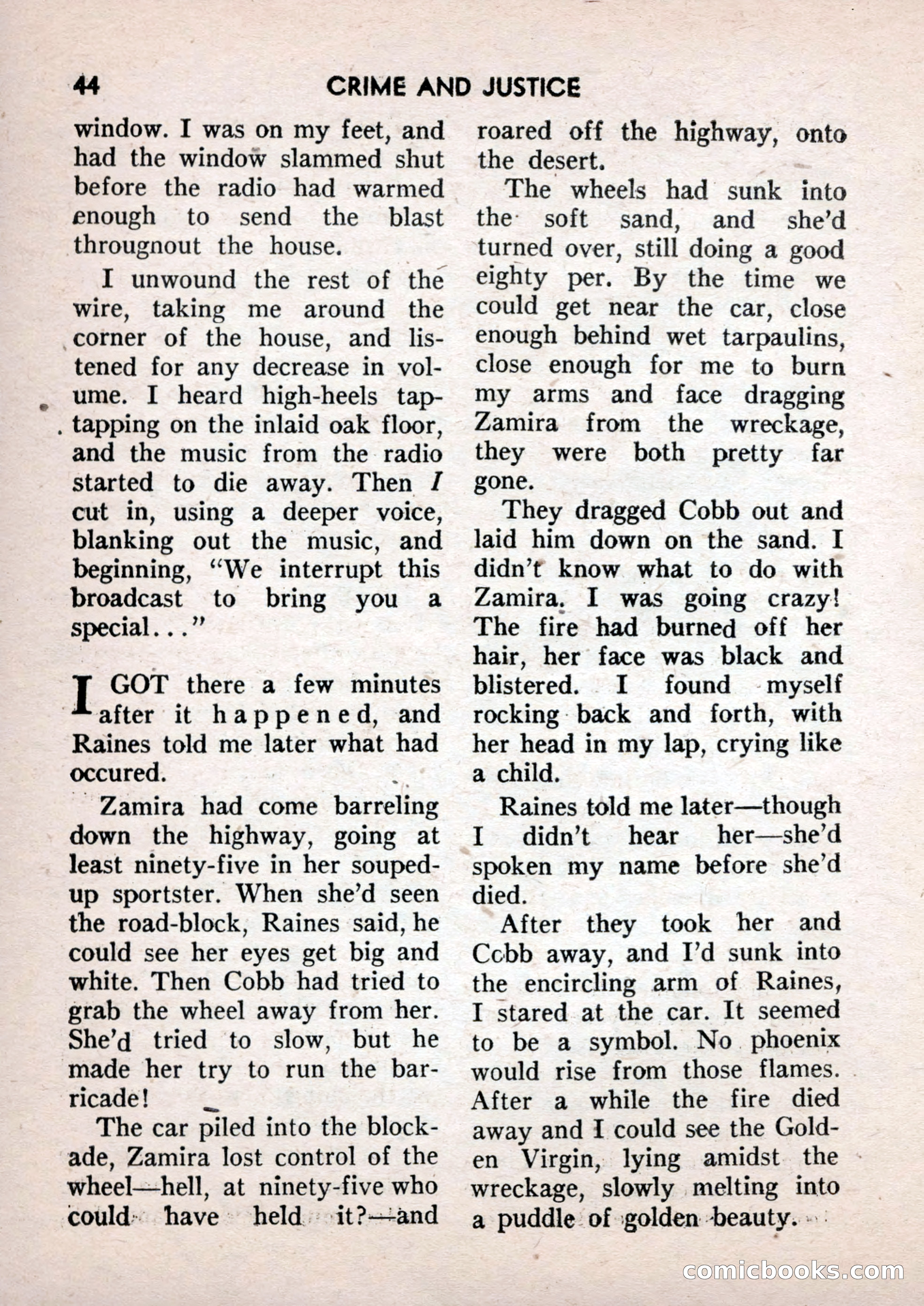 Crime and Justice: Detective Story Magazine — page 44 of 132