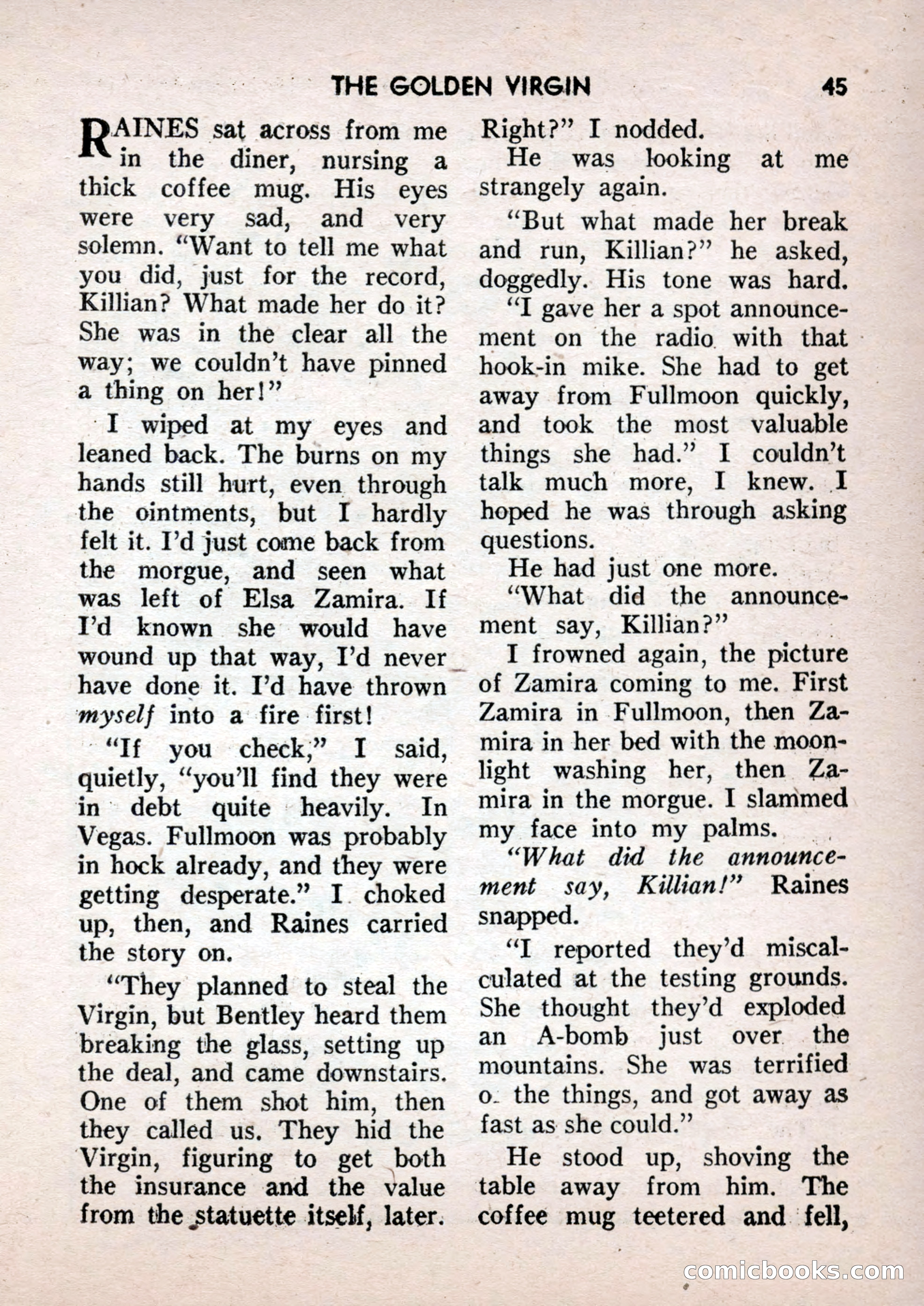 Crime and Justice: Detective Story Magazine — page 45 of 132