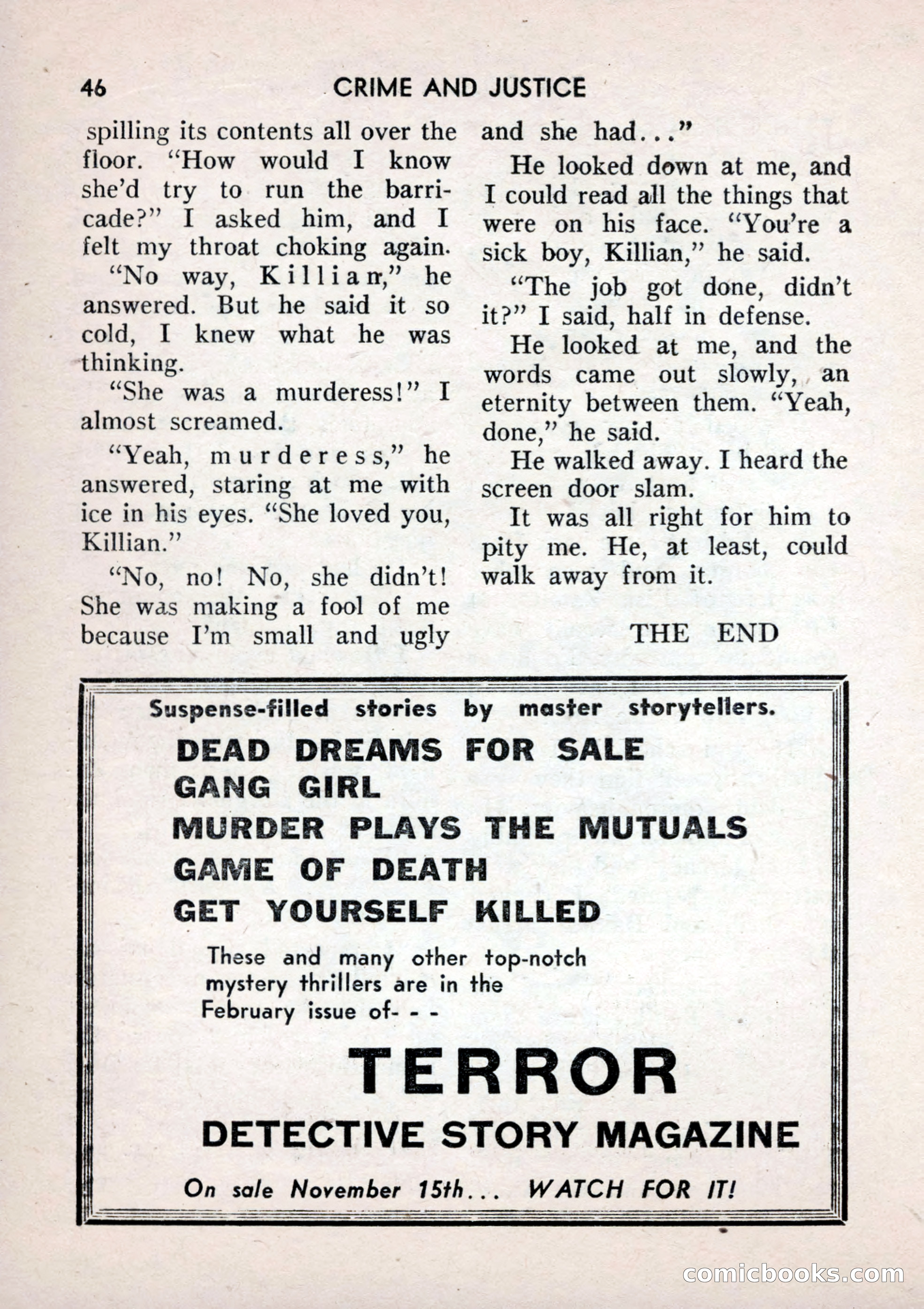 Crime and Justice: Detective Story Magazine — page 46 of 132