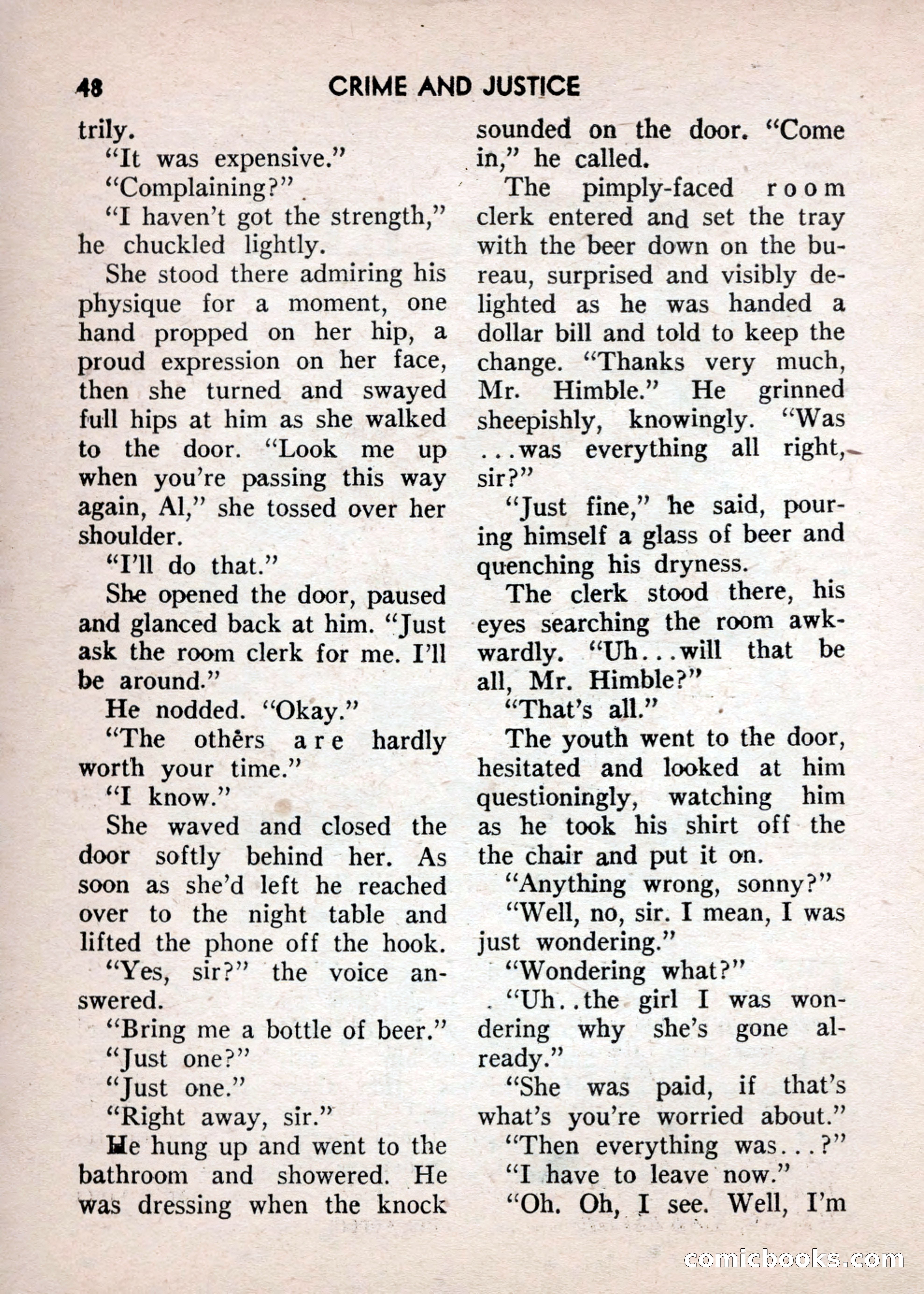 Crime and Justice: Detective Story Magazine — page 48 of 132