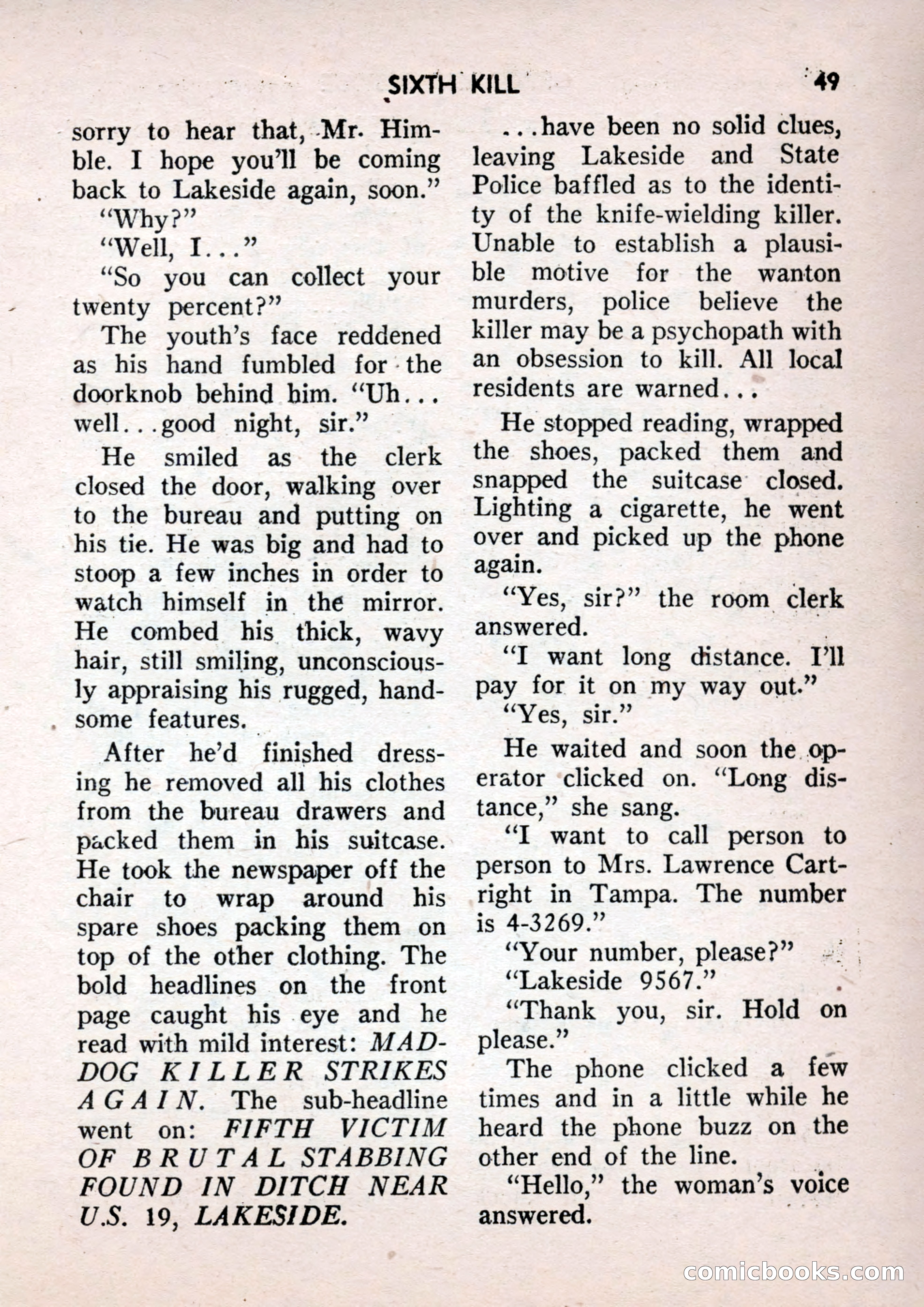 Crime and Justice: Detective Story Magazine — page 49 of 132
