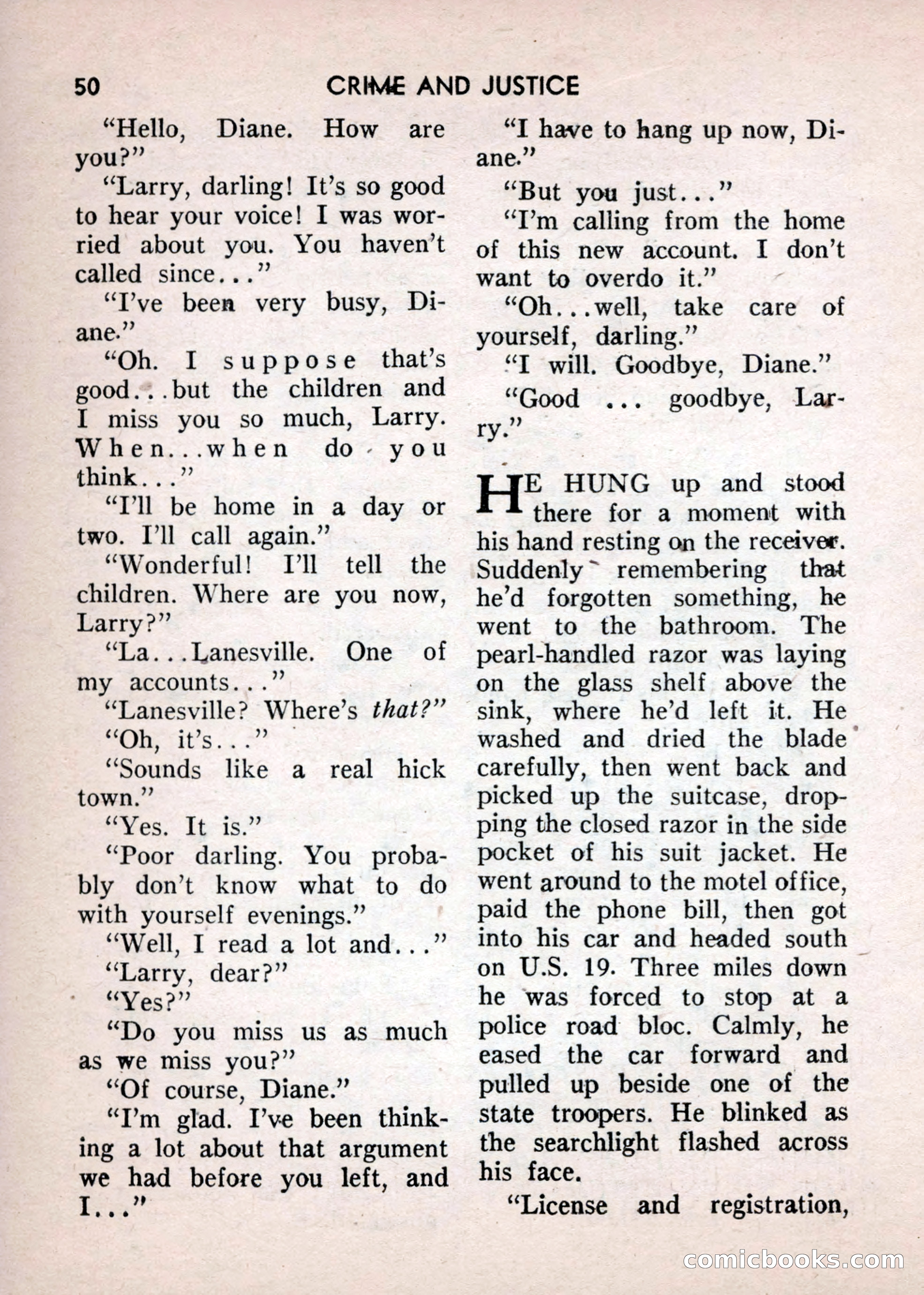 Crime and Justice: Detective Story Magazine — page 50 of 132