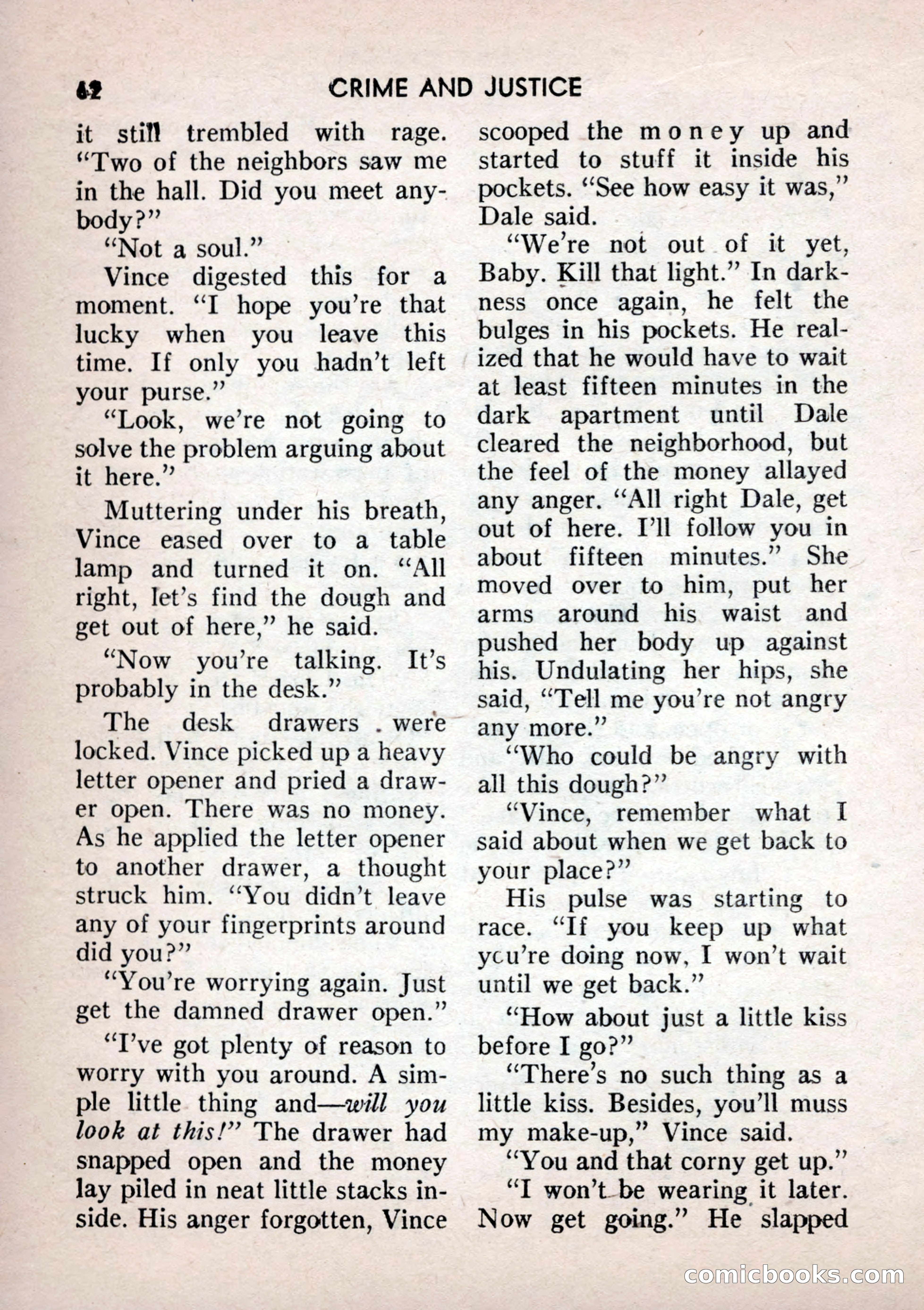 Crime and Justice: Detective Story Magazine — page 62 of 132