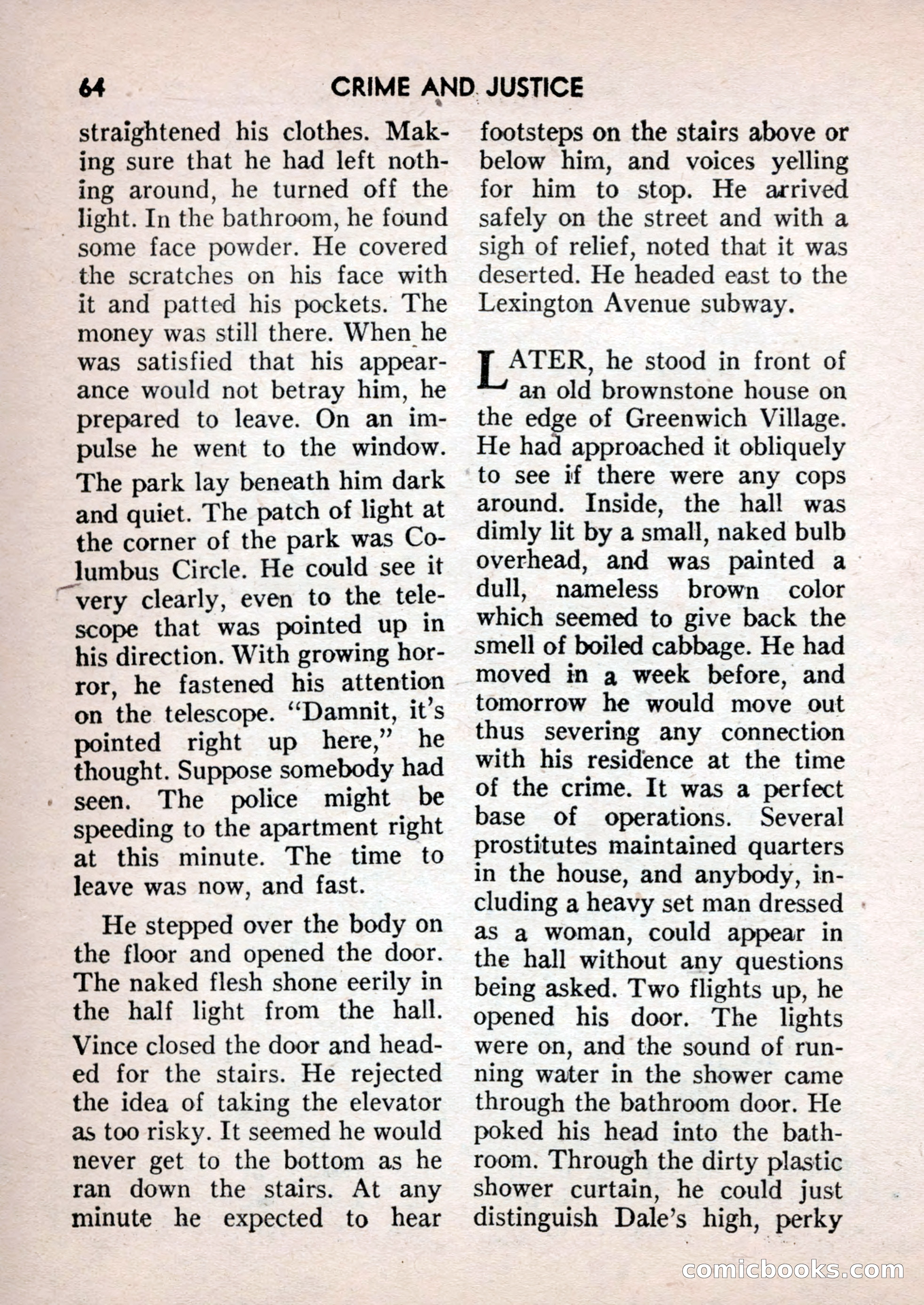 Crime and Justice: Detective Story Magazine — page 64 of 132