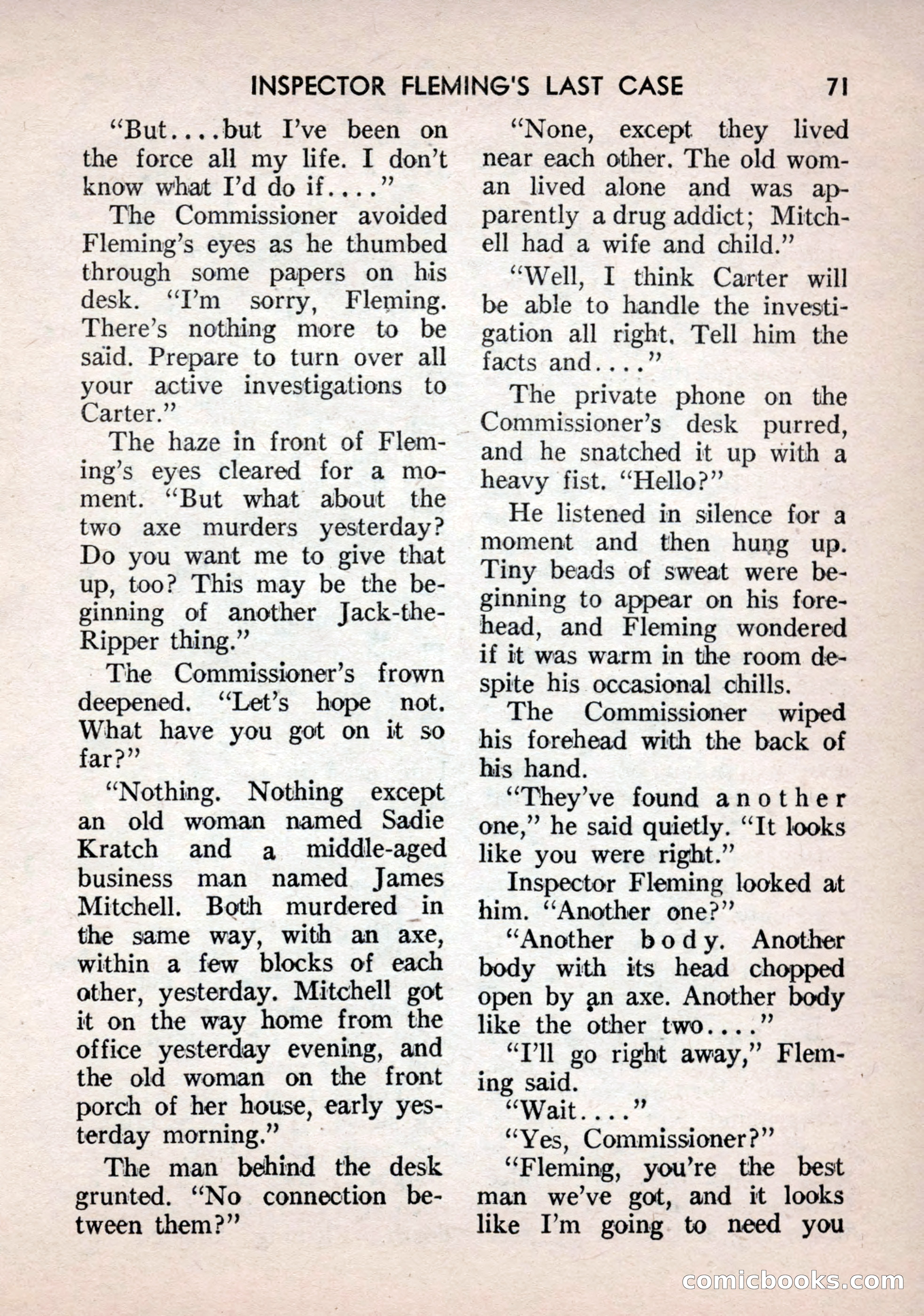 Crime and Justice: Detective Story Magazine — page 71 of 132