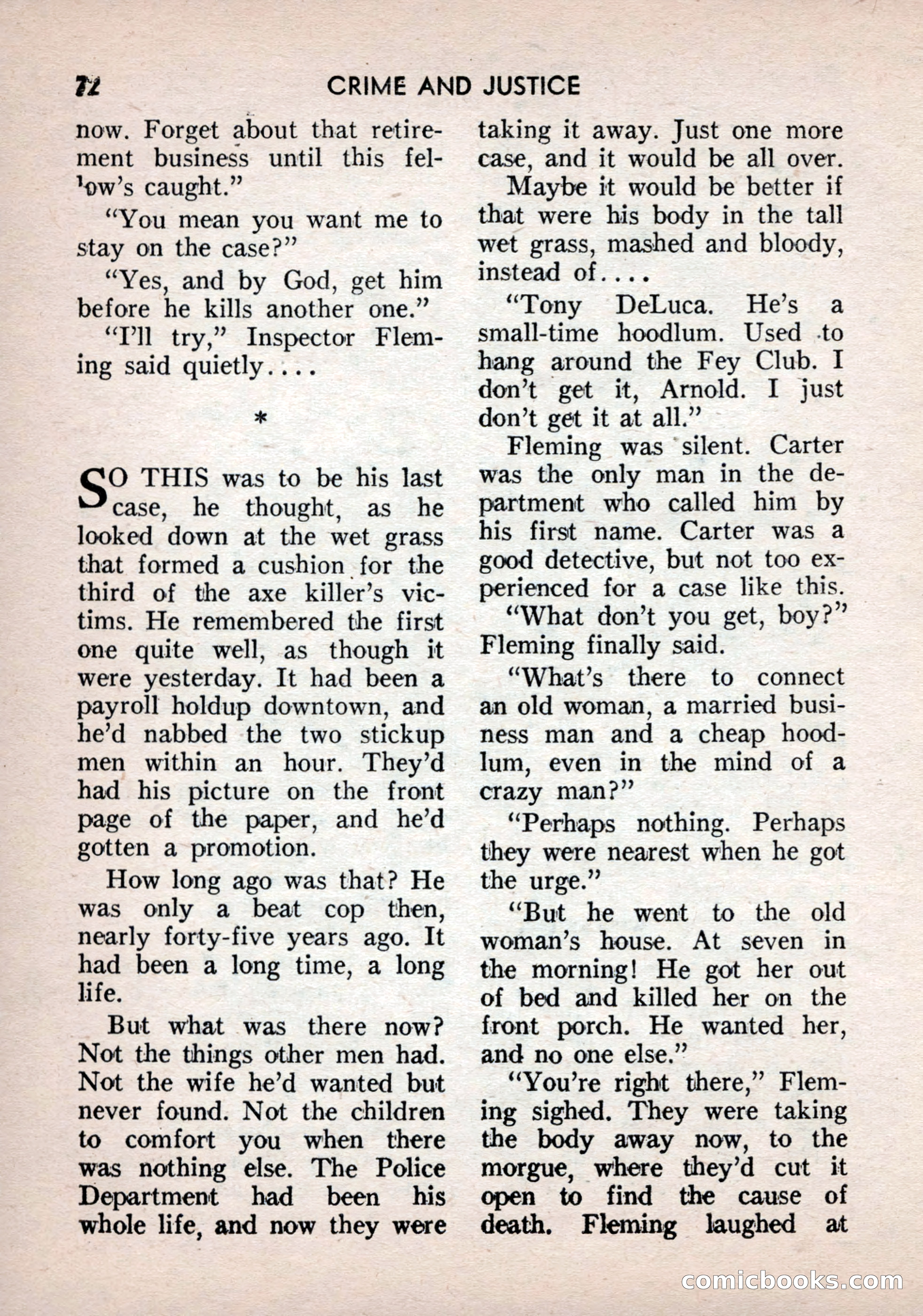 Crime and Justice: Detective Story Magazine — page 72 of 132