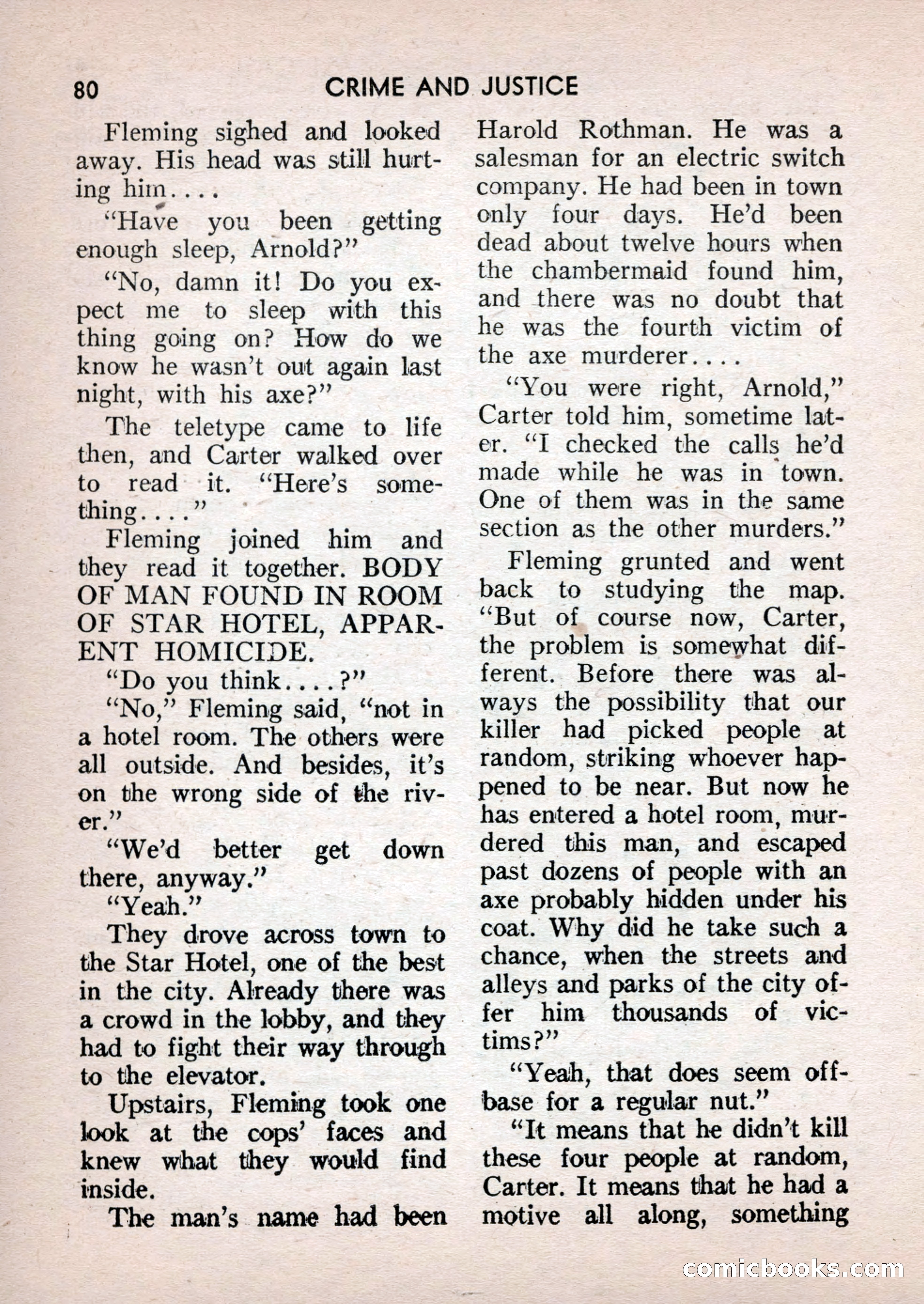 Crime and Justice: Detective Story Magazine — page 80 of 132