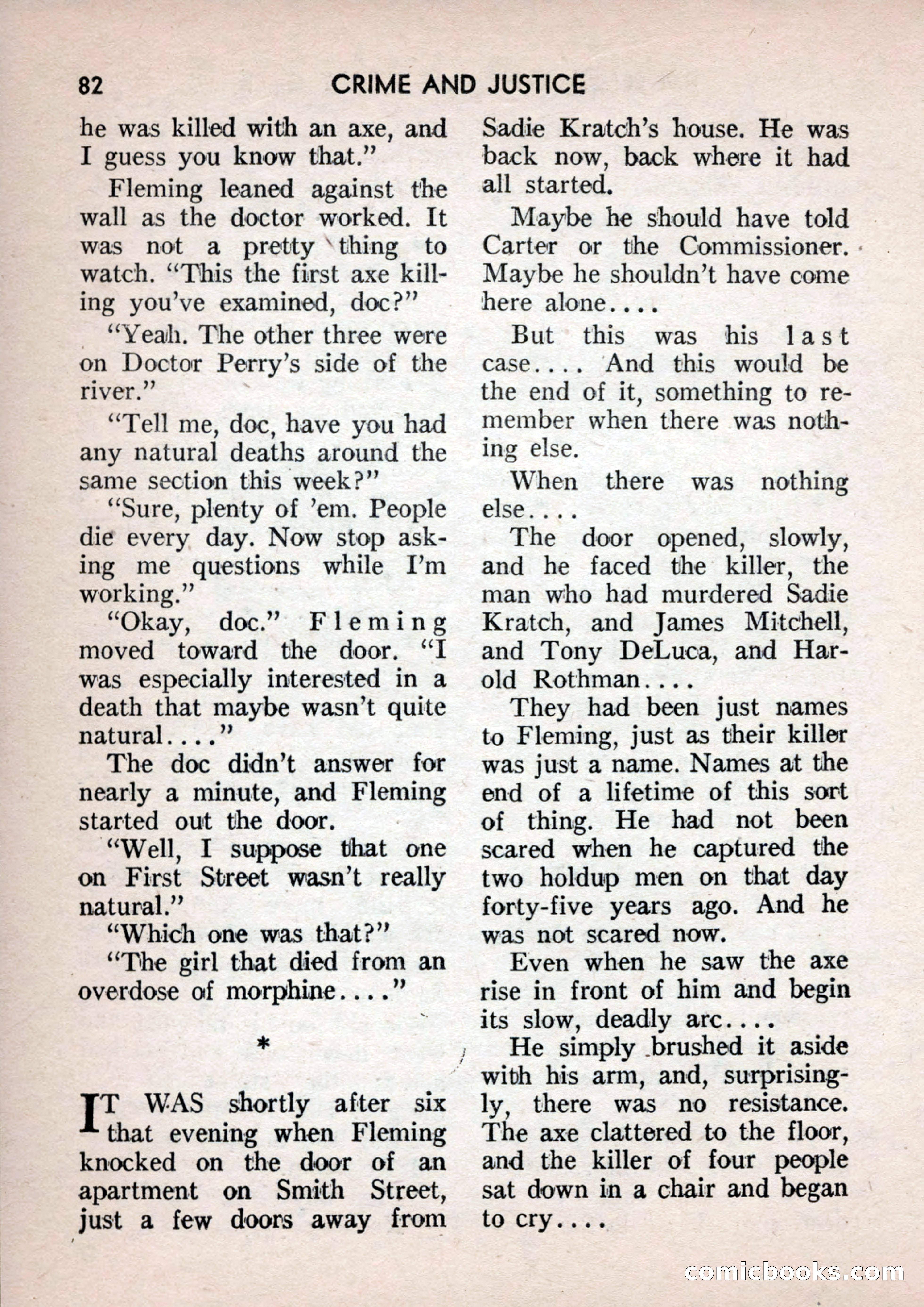 Crime and Justice: Detective Story Magazine — page 82 of 132