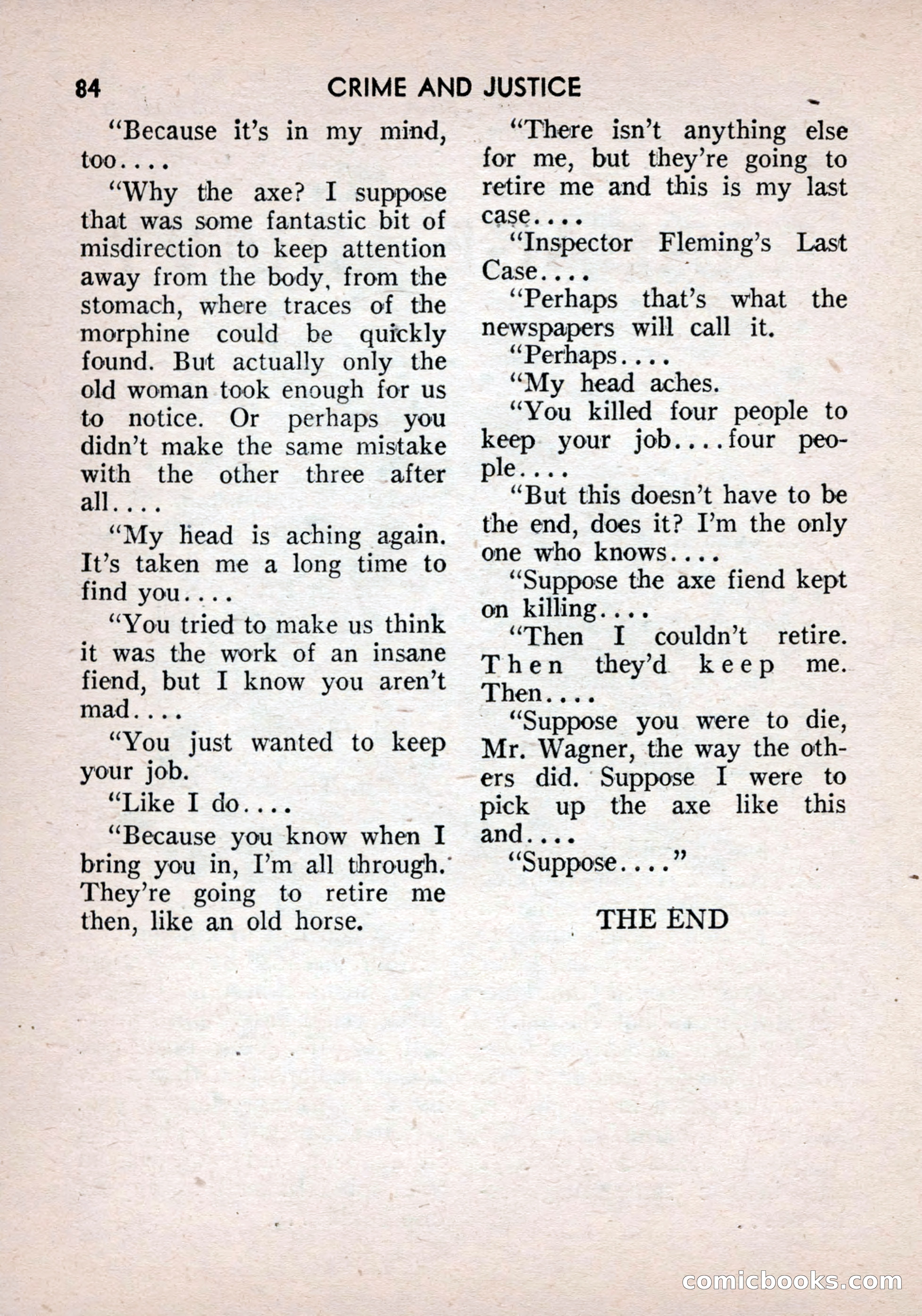 Crime and Justice: Detective Story Magazine — page 84 of 132