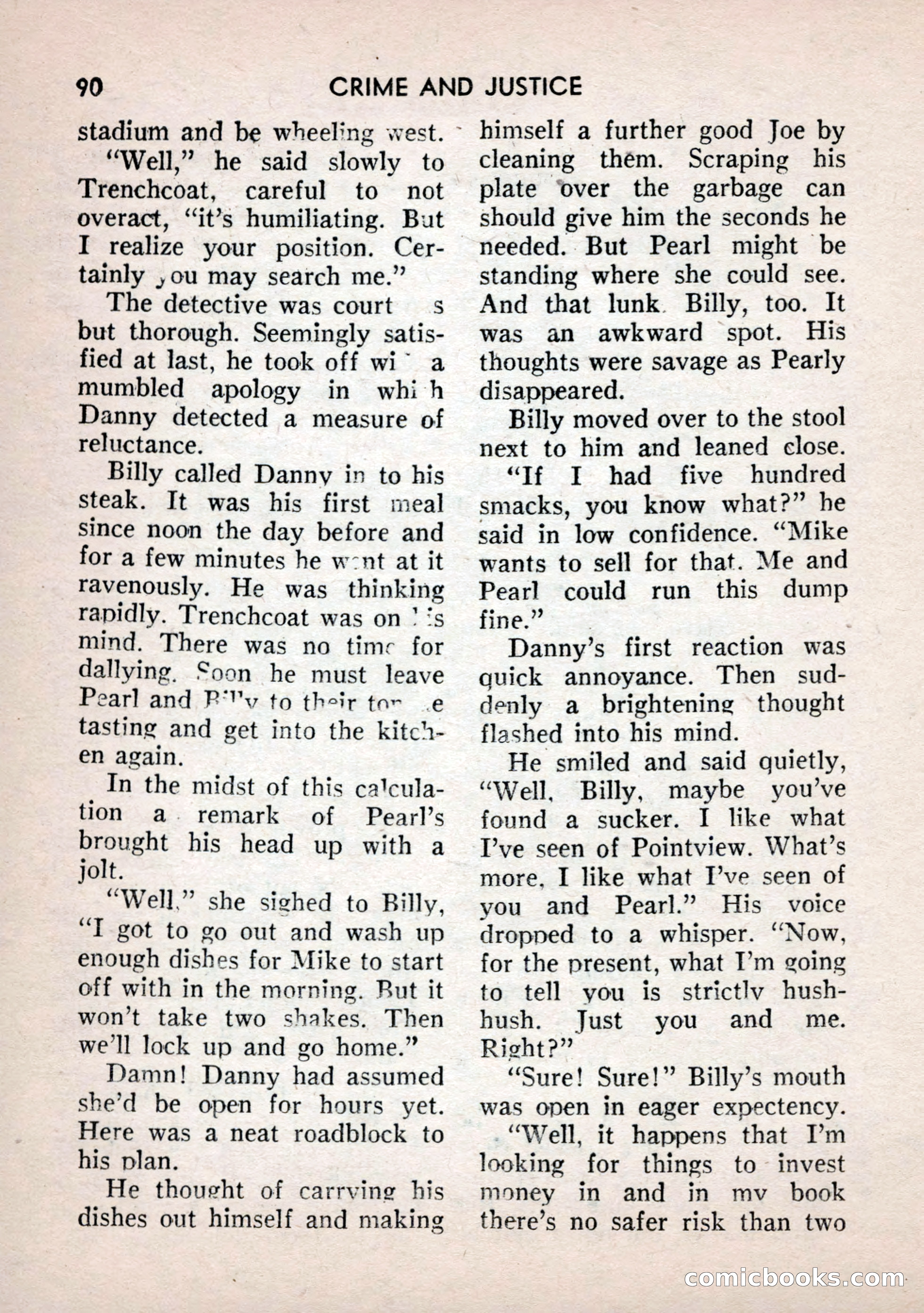 Crime and Justice: Detective Story Magazine — page 90 of 132