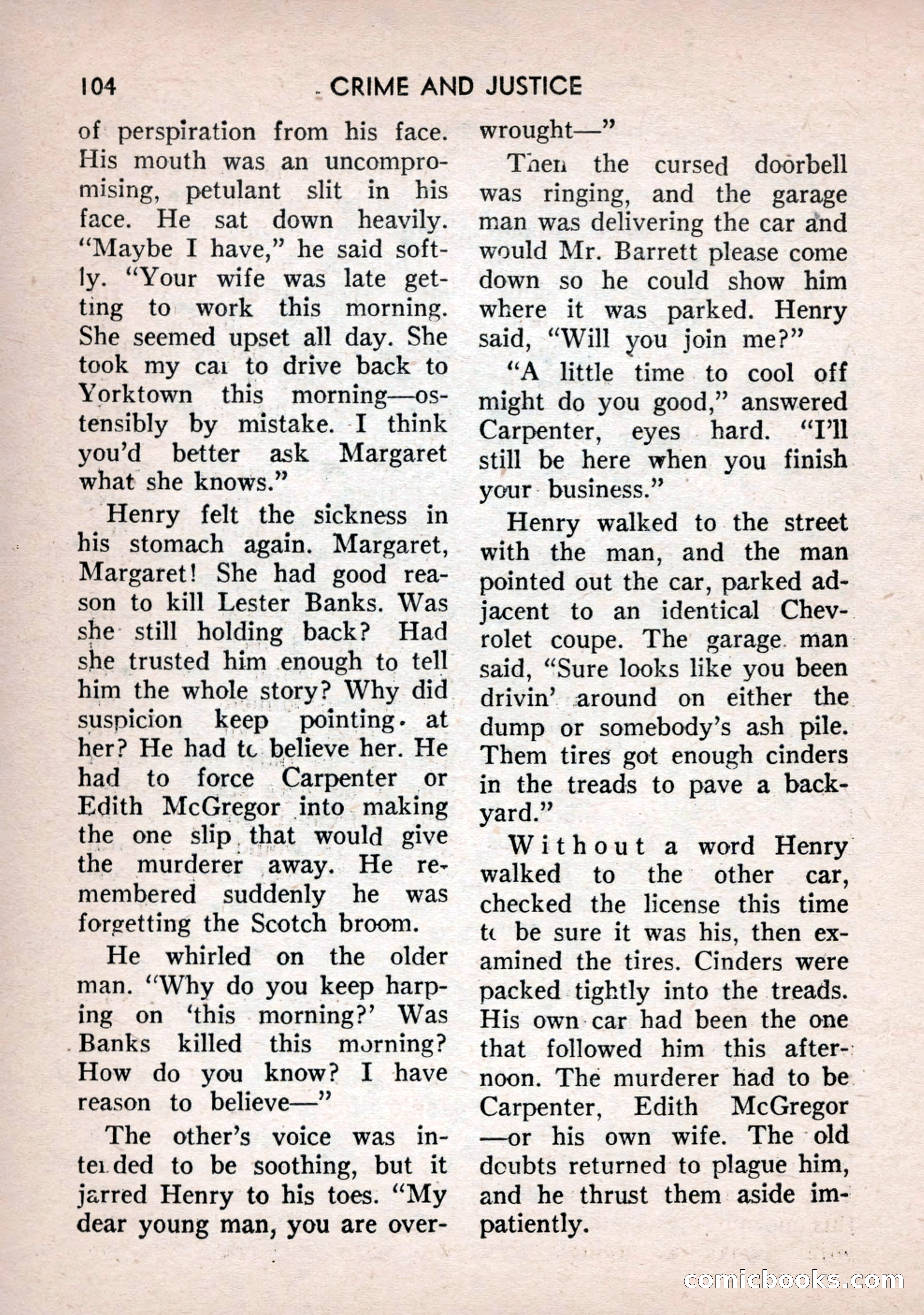 Crime and Justice: Detective Story Magazine — page 104 of 132