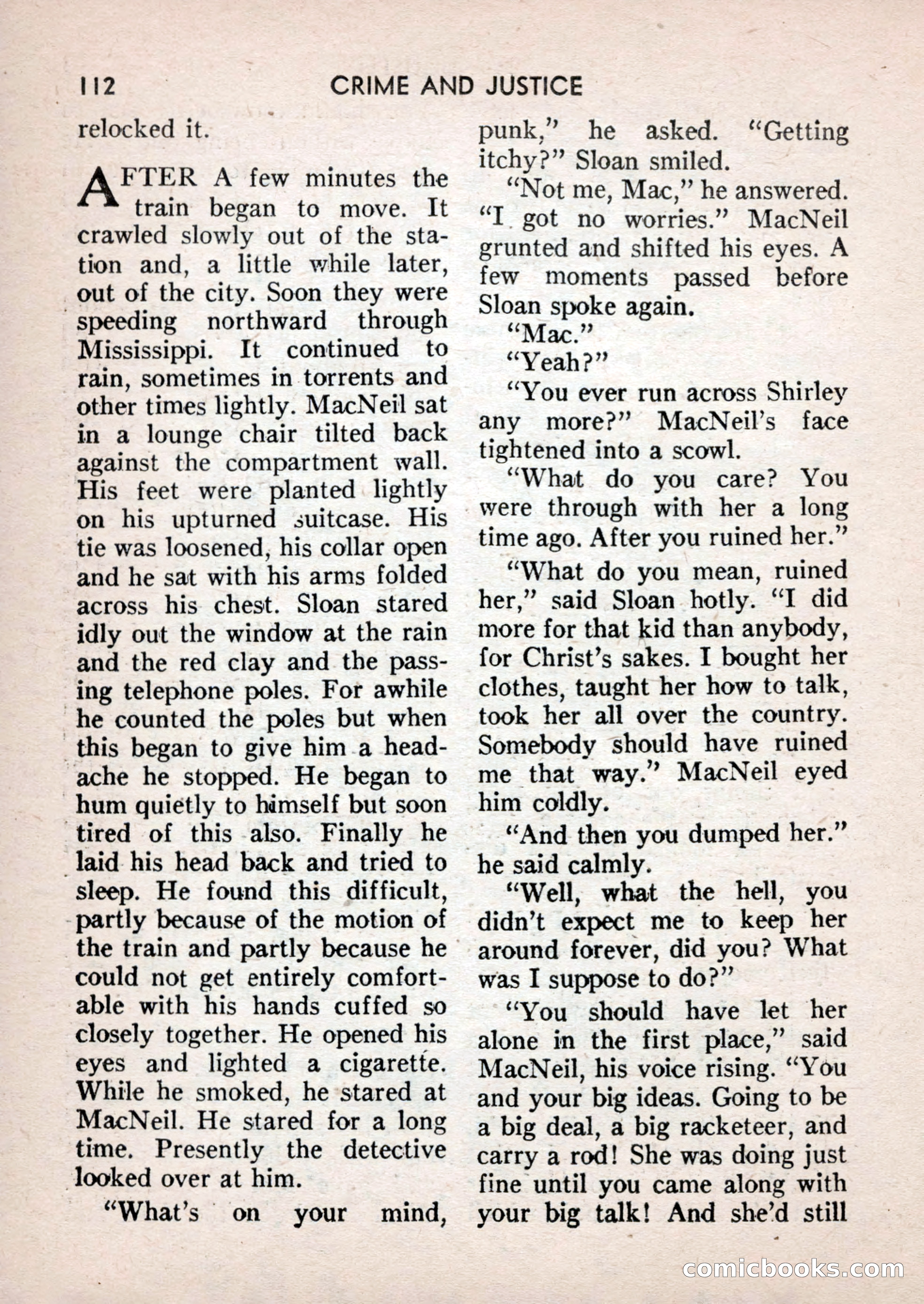 Crime and Justice: Detective Story Magazine — page 112 of 132