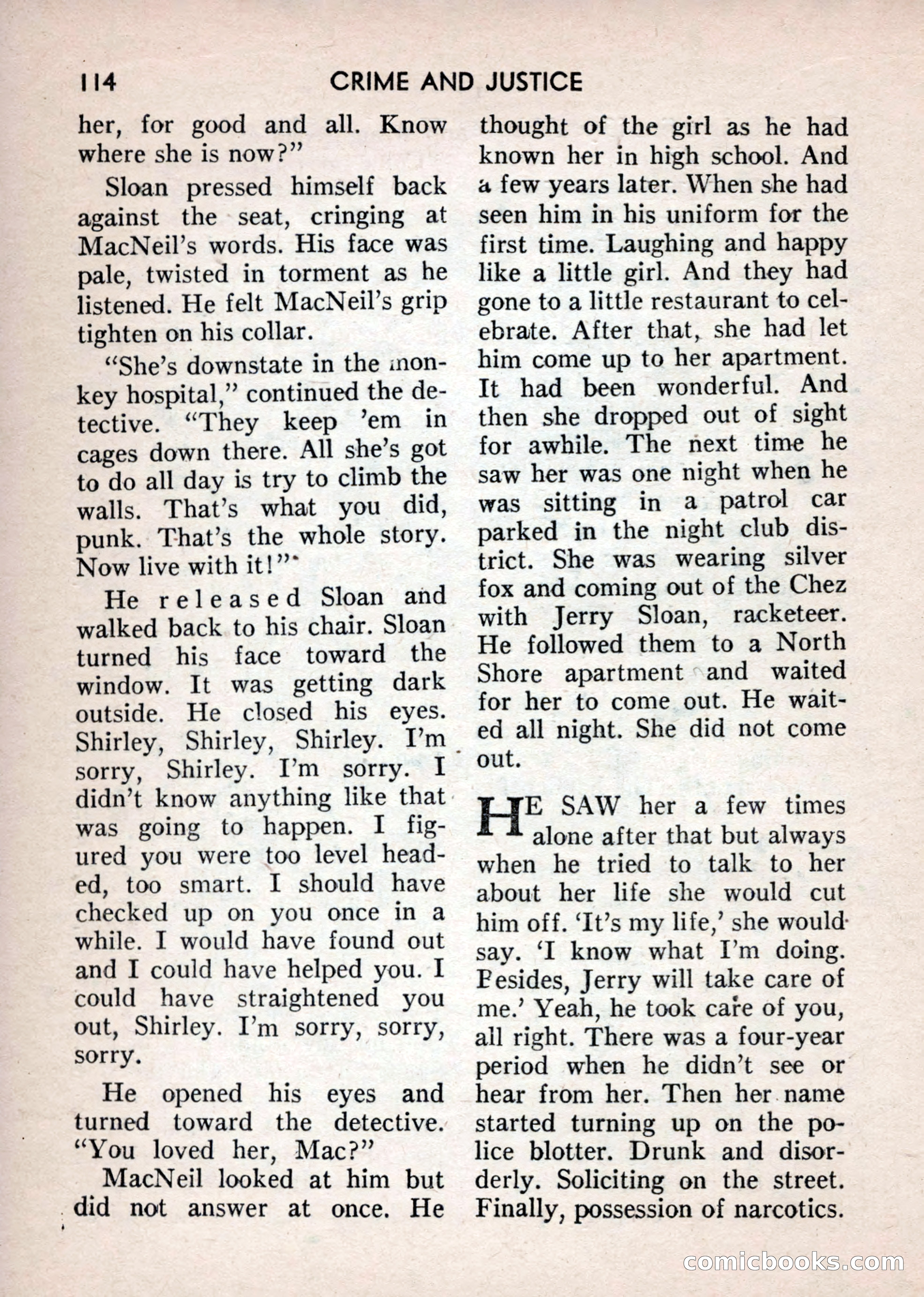 Crime and Justice: Detective Story Magazine — page 114 of 132