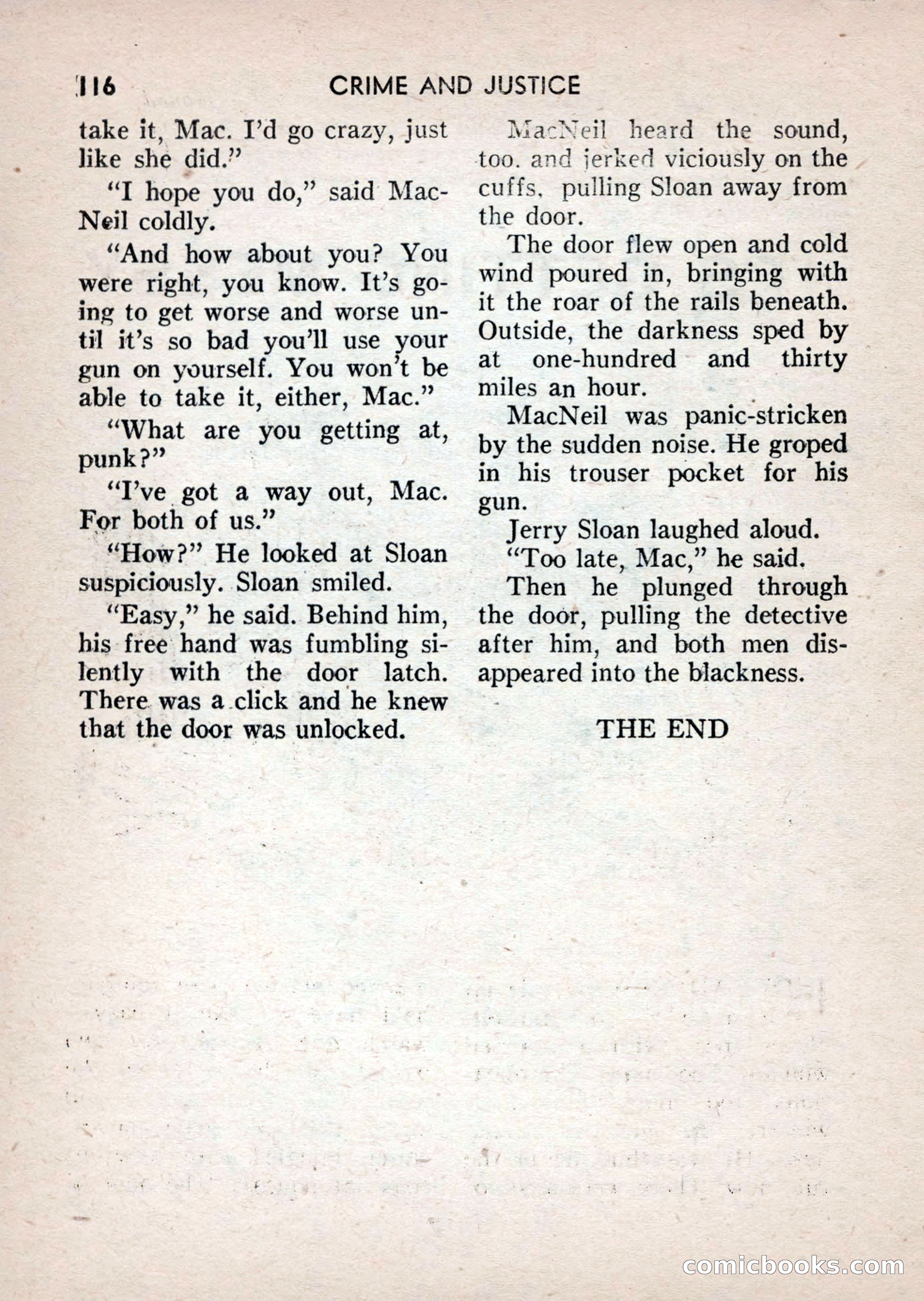 Crime and Justice: Detective Story Magazine — page 116 of 132