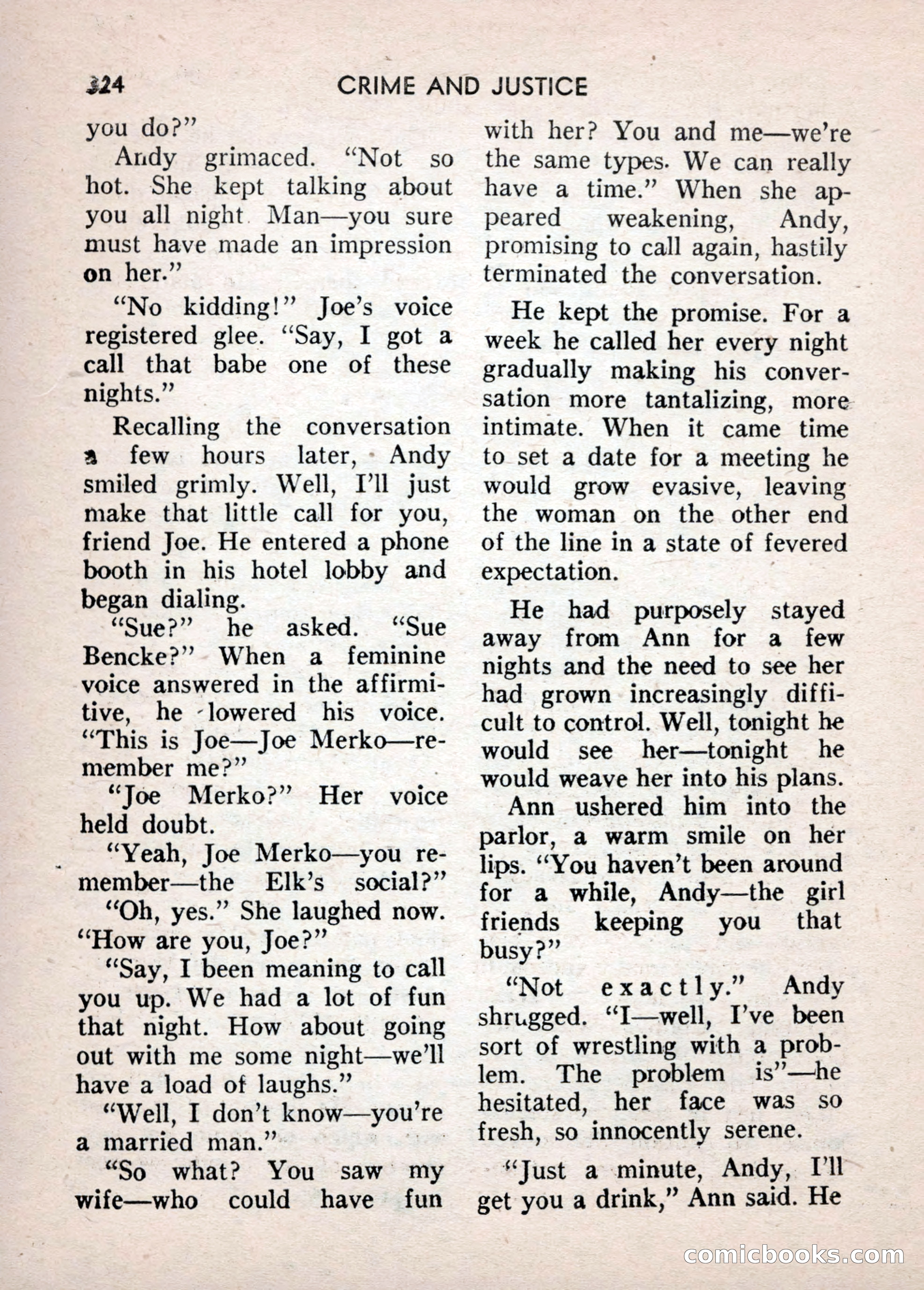 Crime and Justice: Detective Story Magazine — page 124 of 132