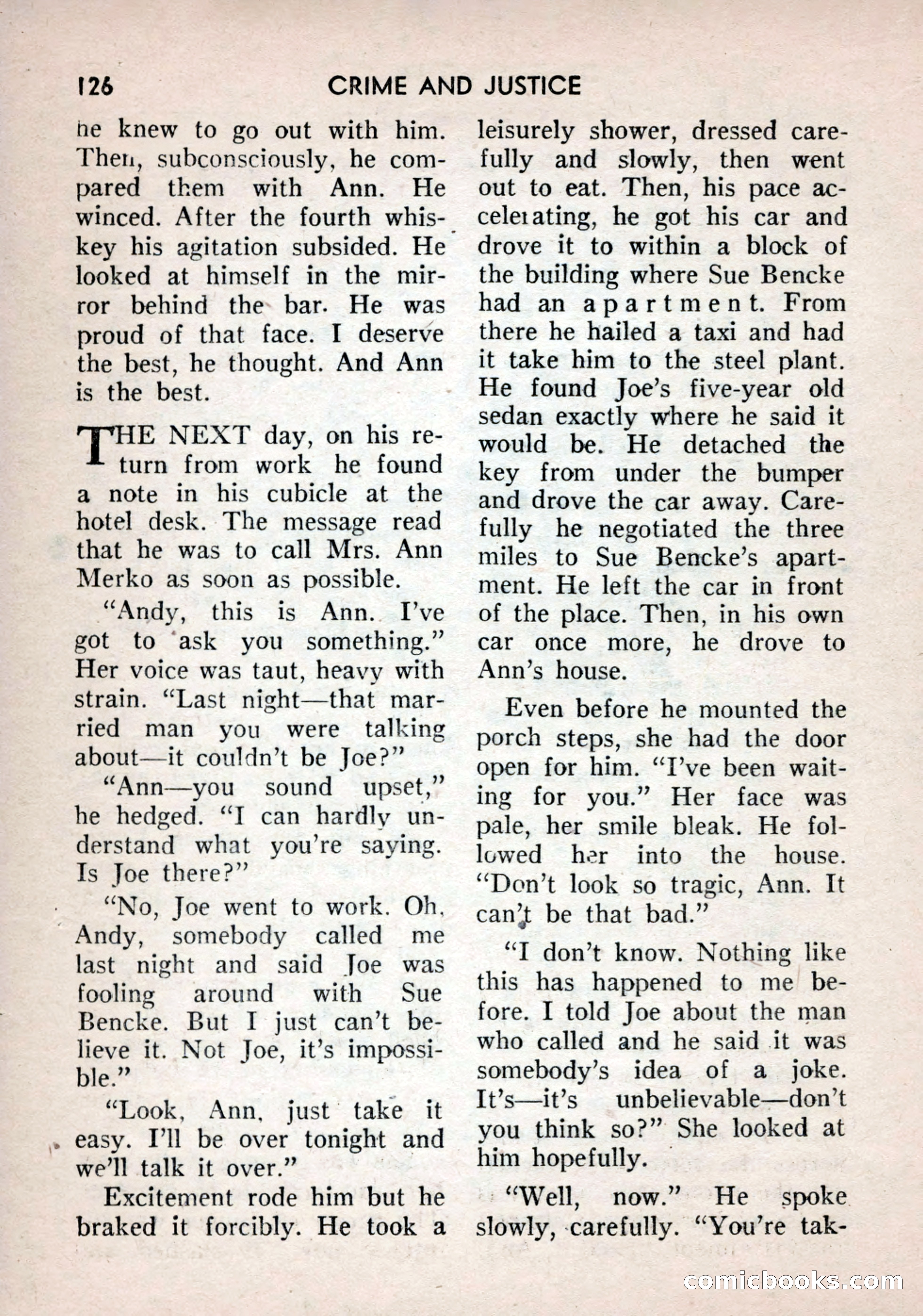 Crime and Justice: Detective Story Magazine — page 126 of 132