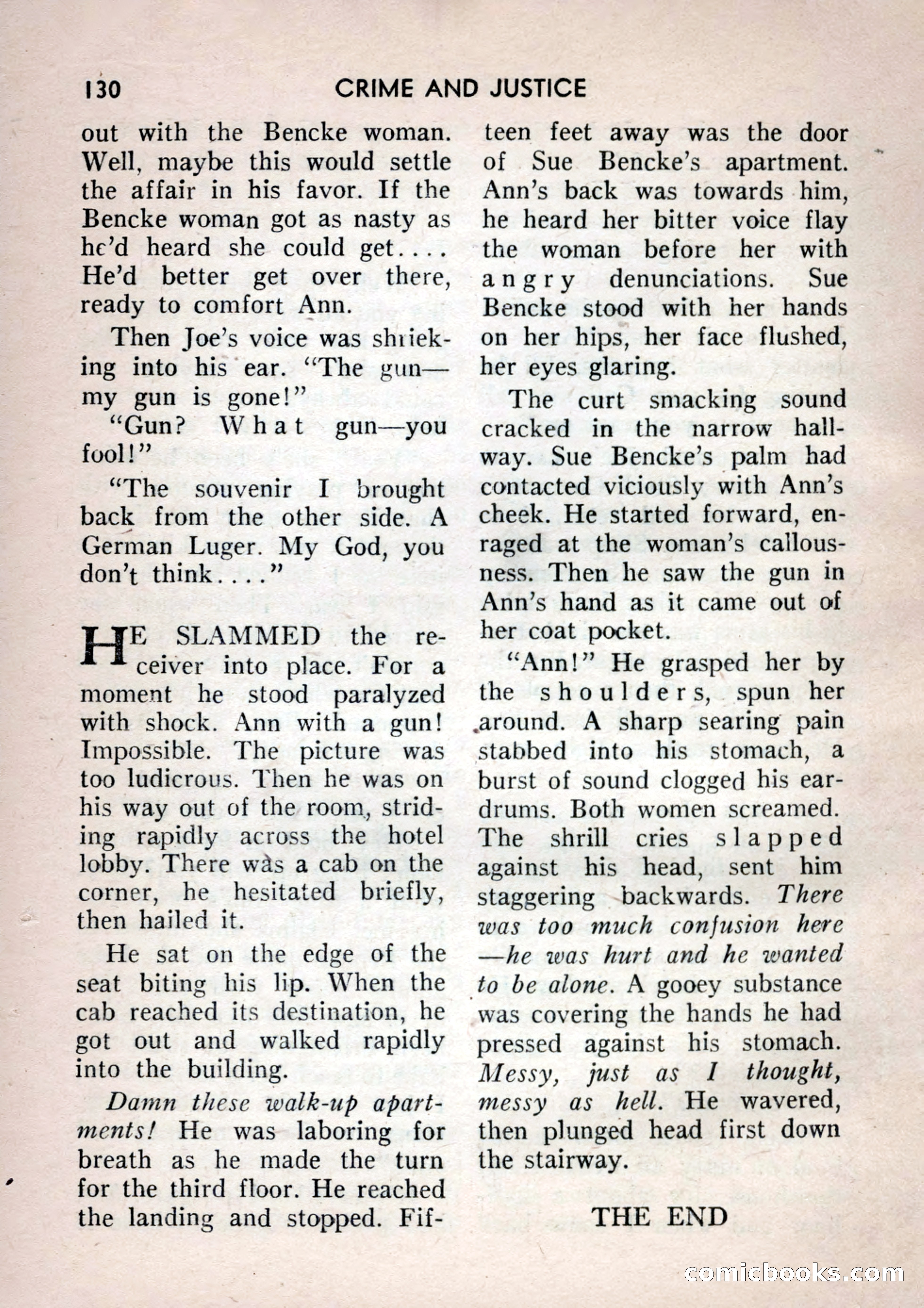 Crime and Justice: Detective Story Magazine — page 130 of 132